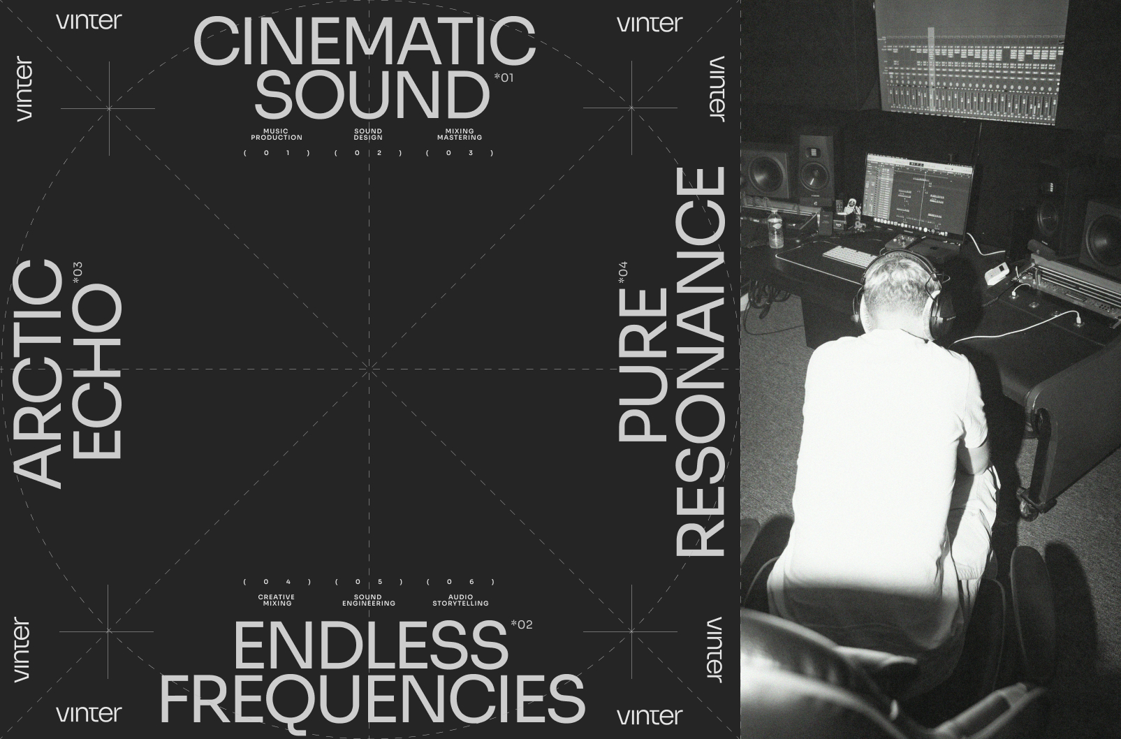 Vinter* Music production studio — Изображение №17 — Брендинг на Dprofile