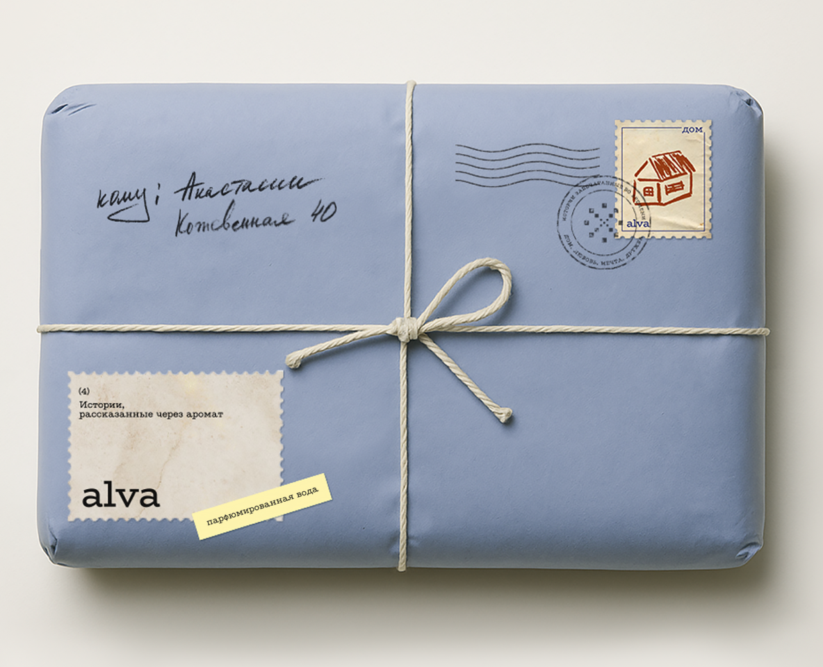 alva | brand identity parfume | packaging на Dprofile
