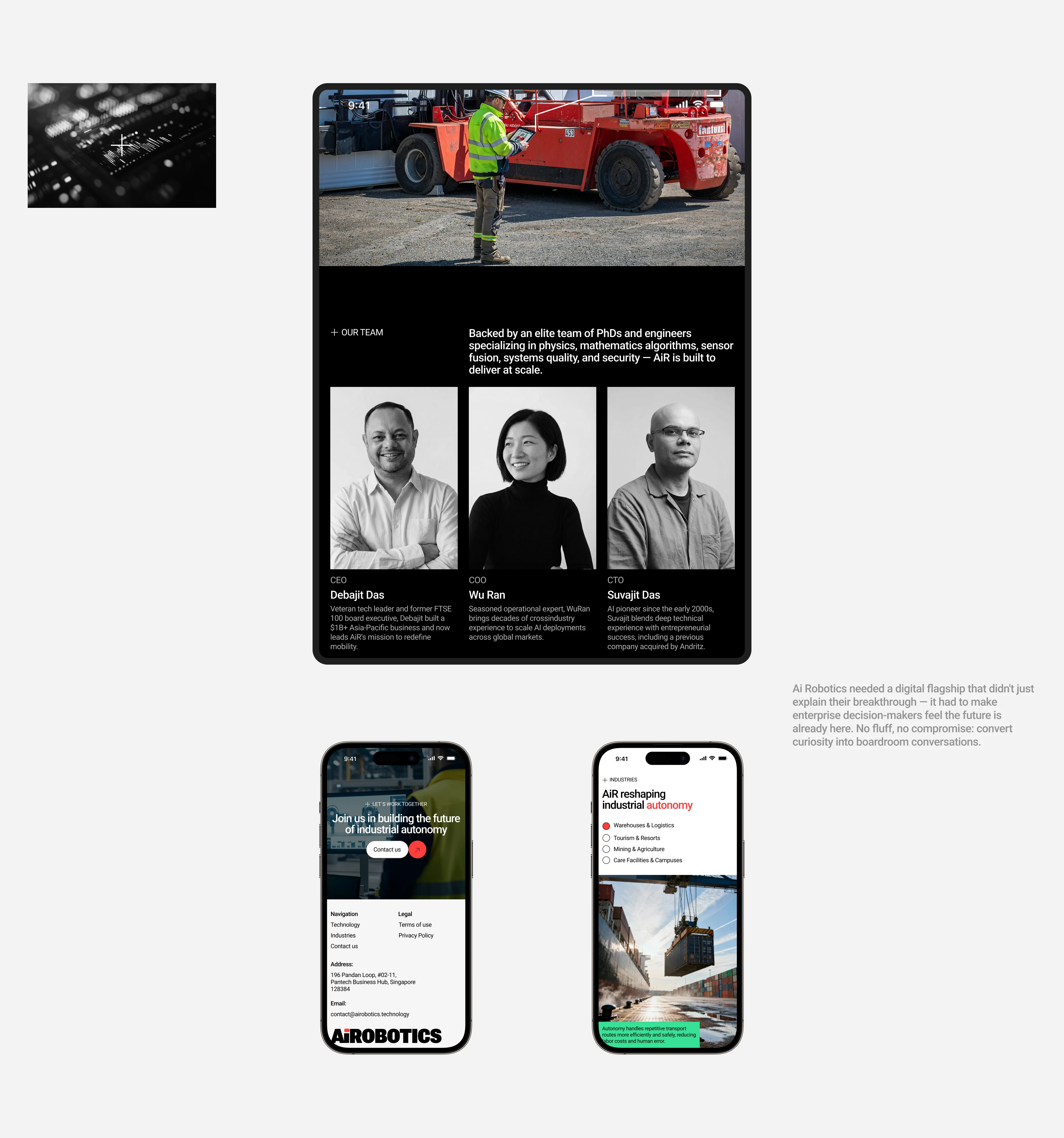 Ai Robotics - Technology Website Design — Изображение №7 — Интерфейсы на Dprofile