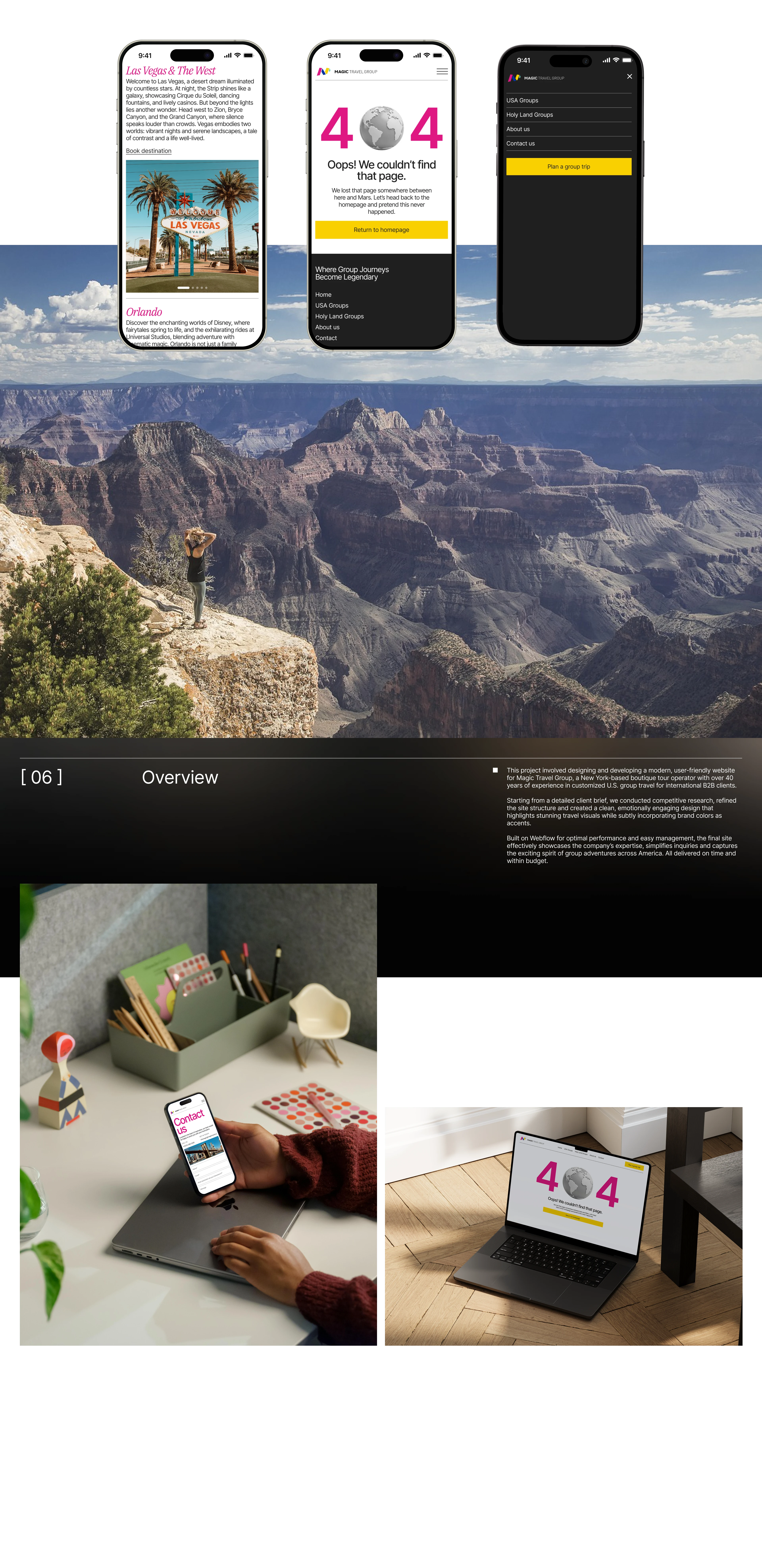 Magic Travel -  Website Design For a Travel B2B Agency — Изображение №10 — Интерфейсы на Dprofile