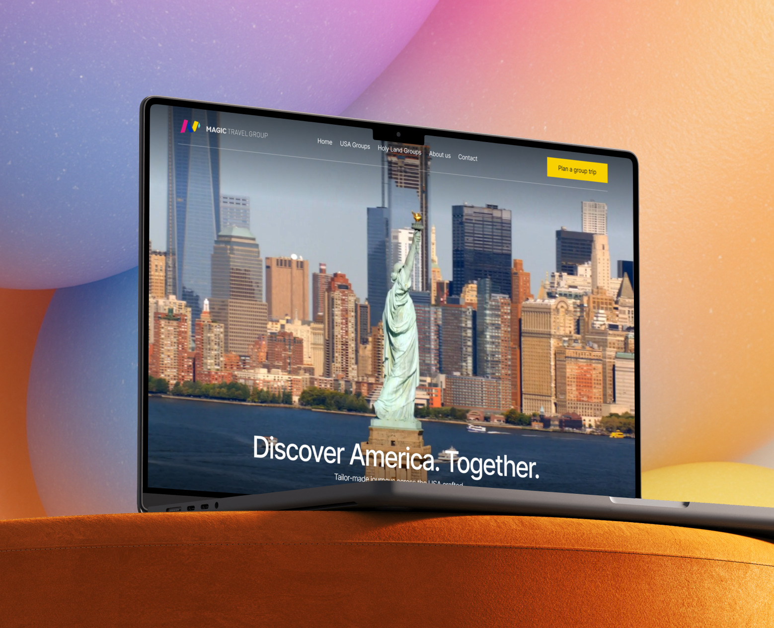 Magic Travel -  Website Design For a Travel B2B Agency — Интерфейсы на Dprofile