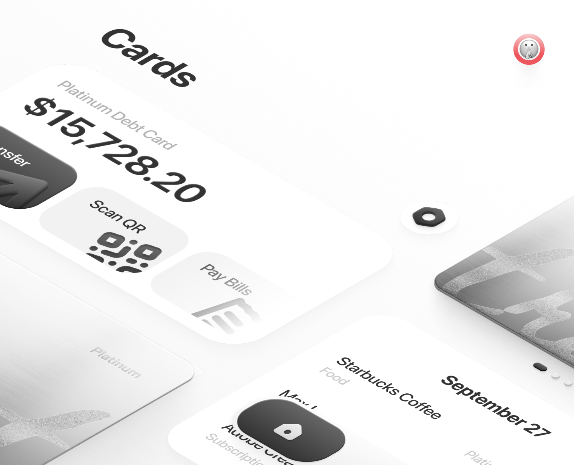 Online Banking App Concept — Интерфейсы, Иллюстрация на Dprofile