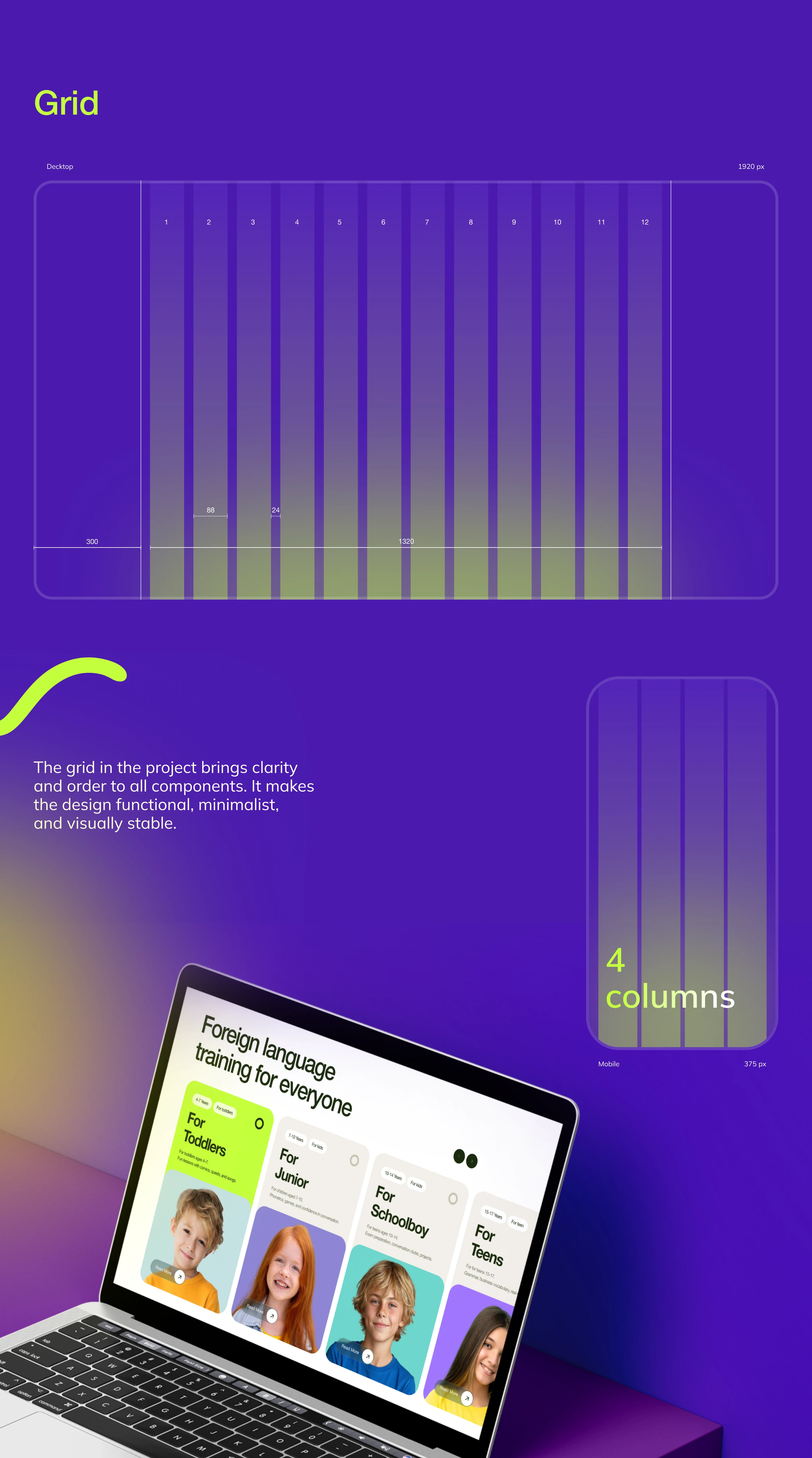 Kids’ Language School. Web design. — Изображение №5 — Интерфейсы на Dprofile