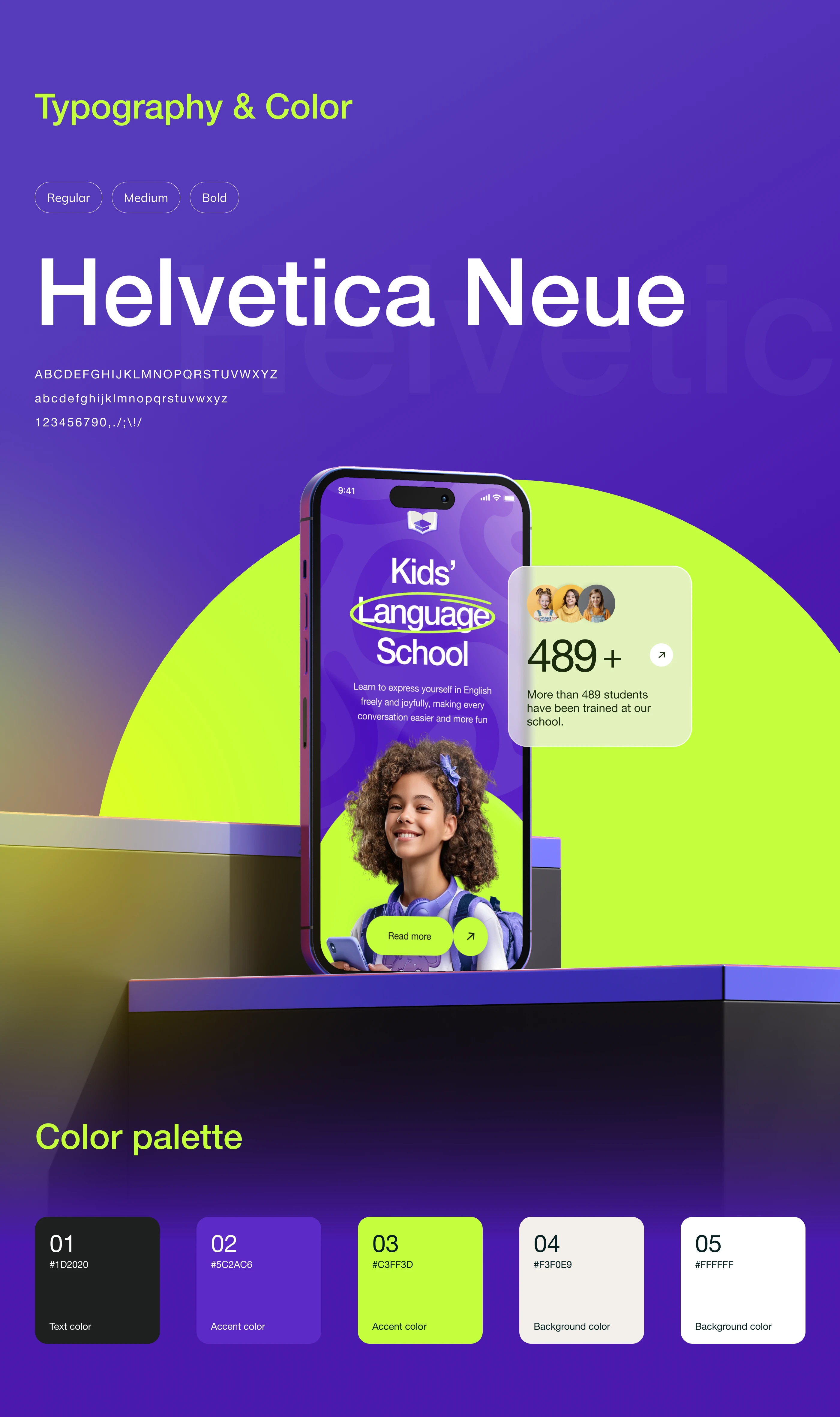 Kids’ Language School. Web design. — Изображение №3 — Интерфейсы на Dprofile