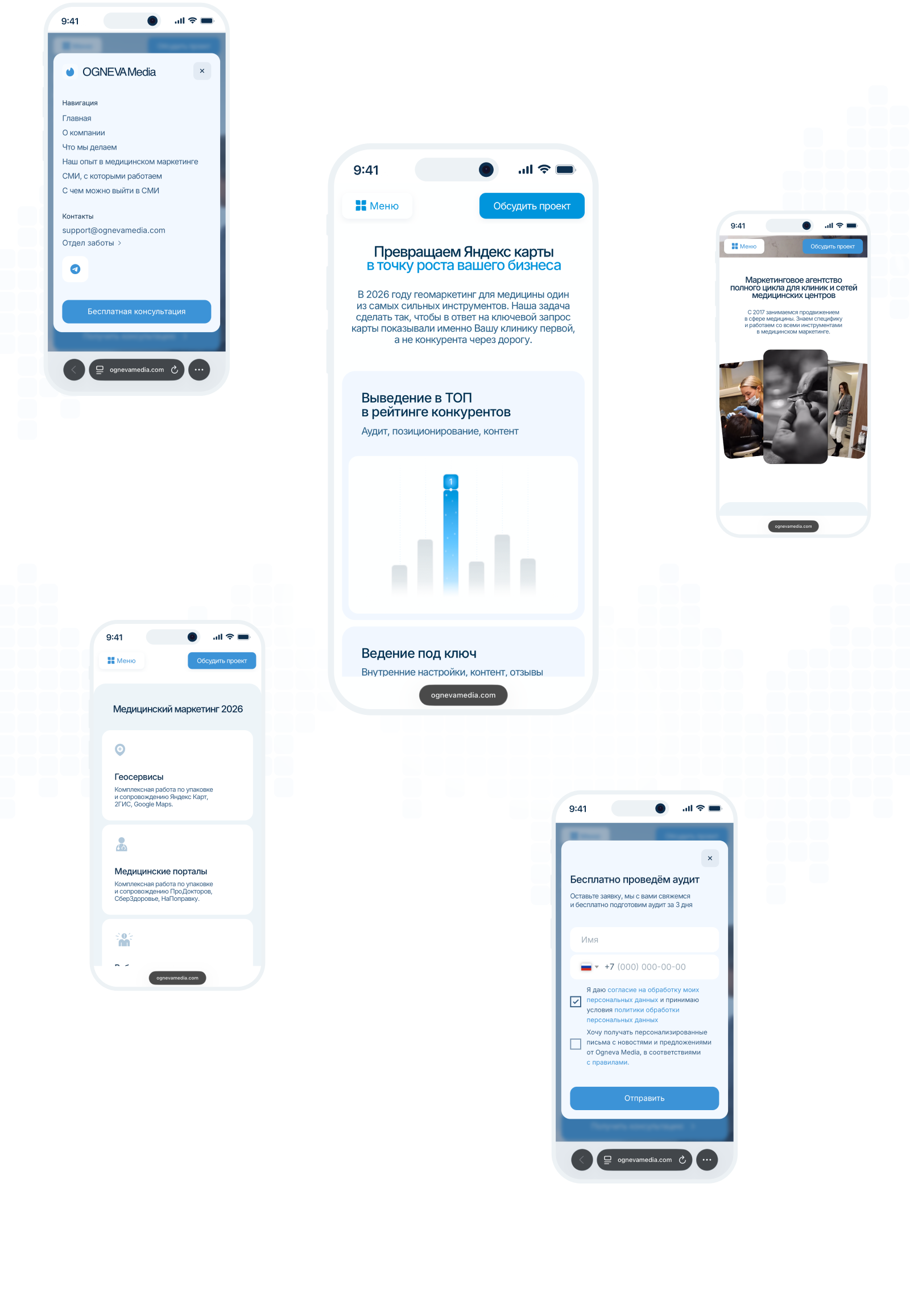 Ogneva Media — b2b сайт — Изображение №5 — Интерфейсы на Dprofile