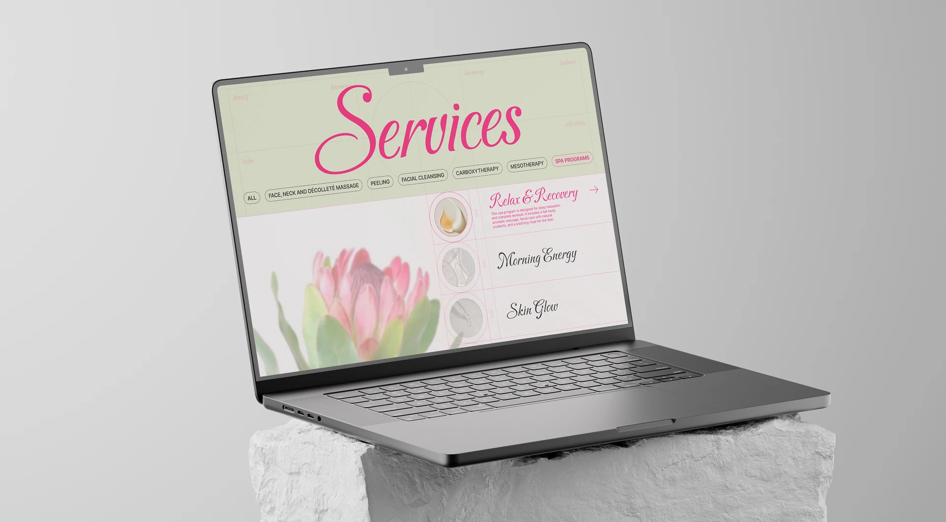 GUZEL Beauty studio — Изображение №6 — Интерфейсы на Dprofile