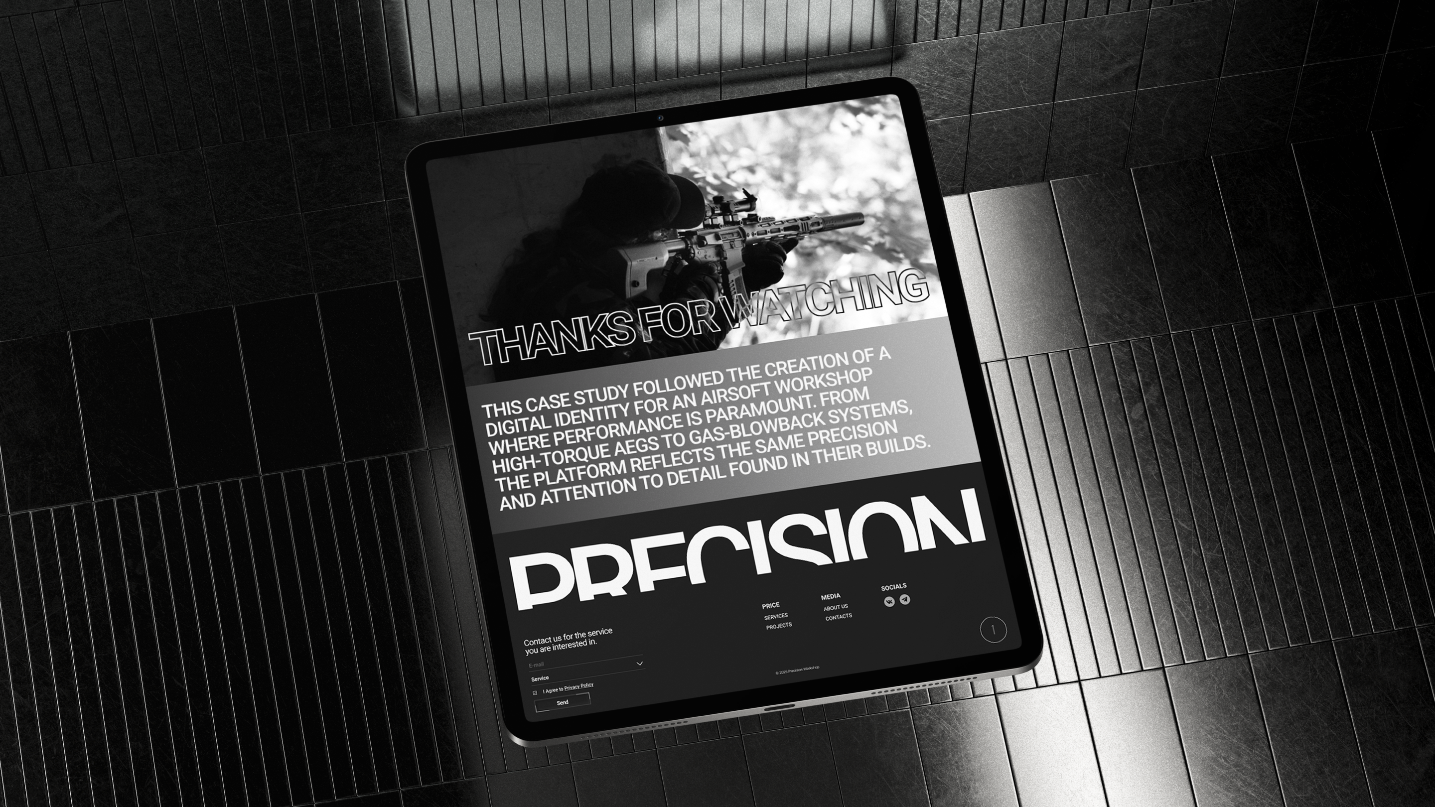 Precision Workshop — Изображение №10 — Интерфейсы, Брендинг на Dprofile