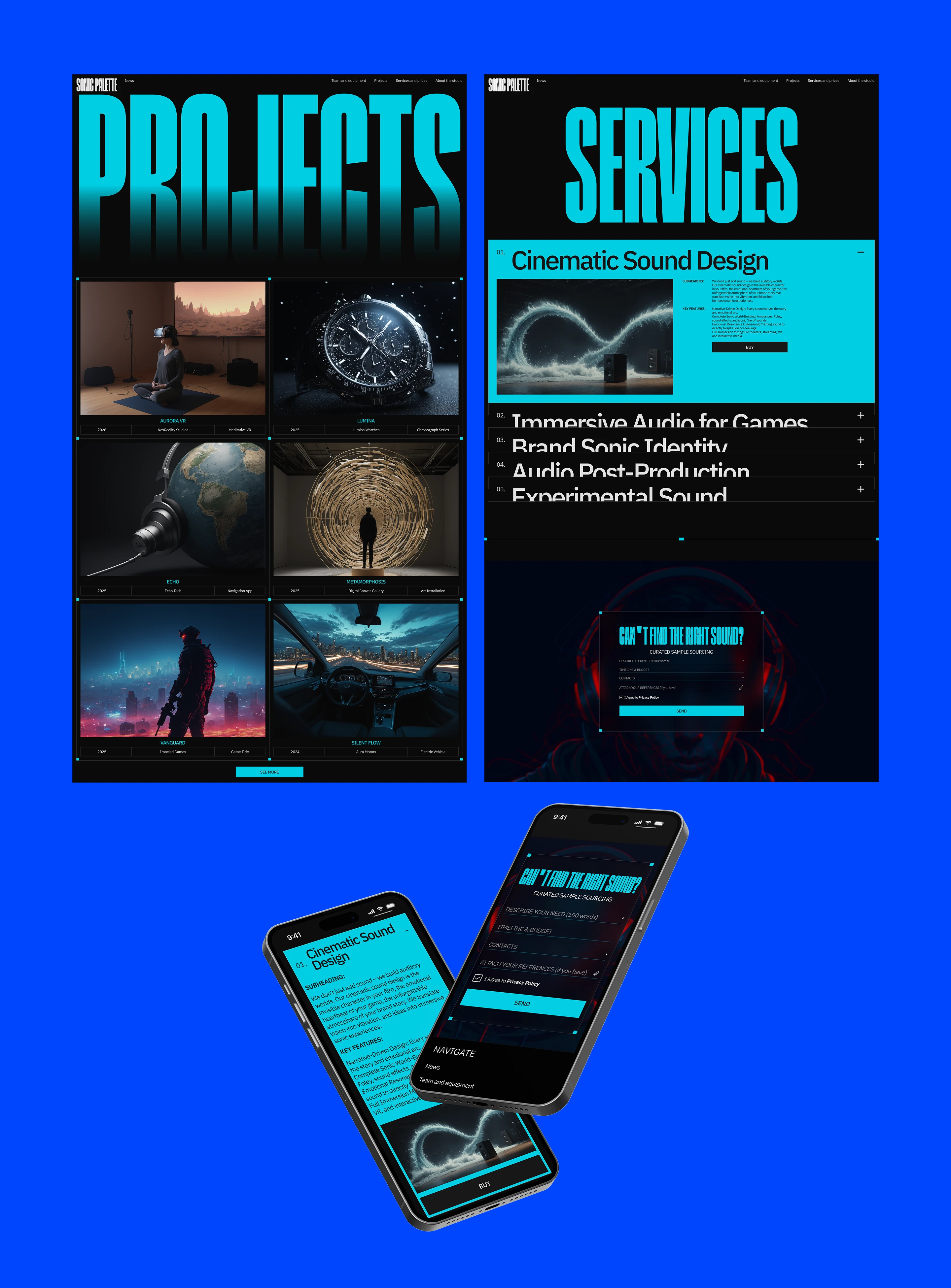 Sonic Palette — Изображение №6 — Интерфейсы, Анимация на Dprofile