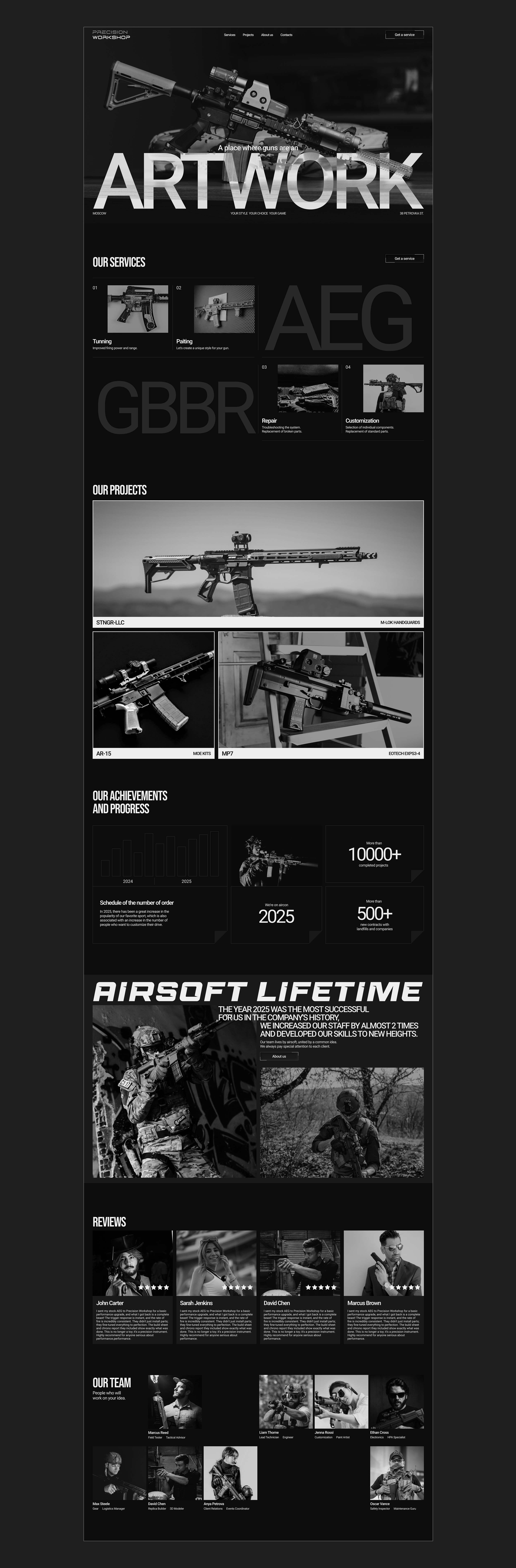 Precision Workshop — Изображение №4 — Интерфейсы, Брендинг на Dprofile