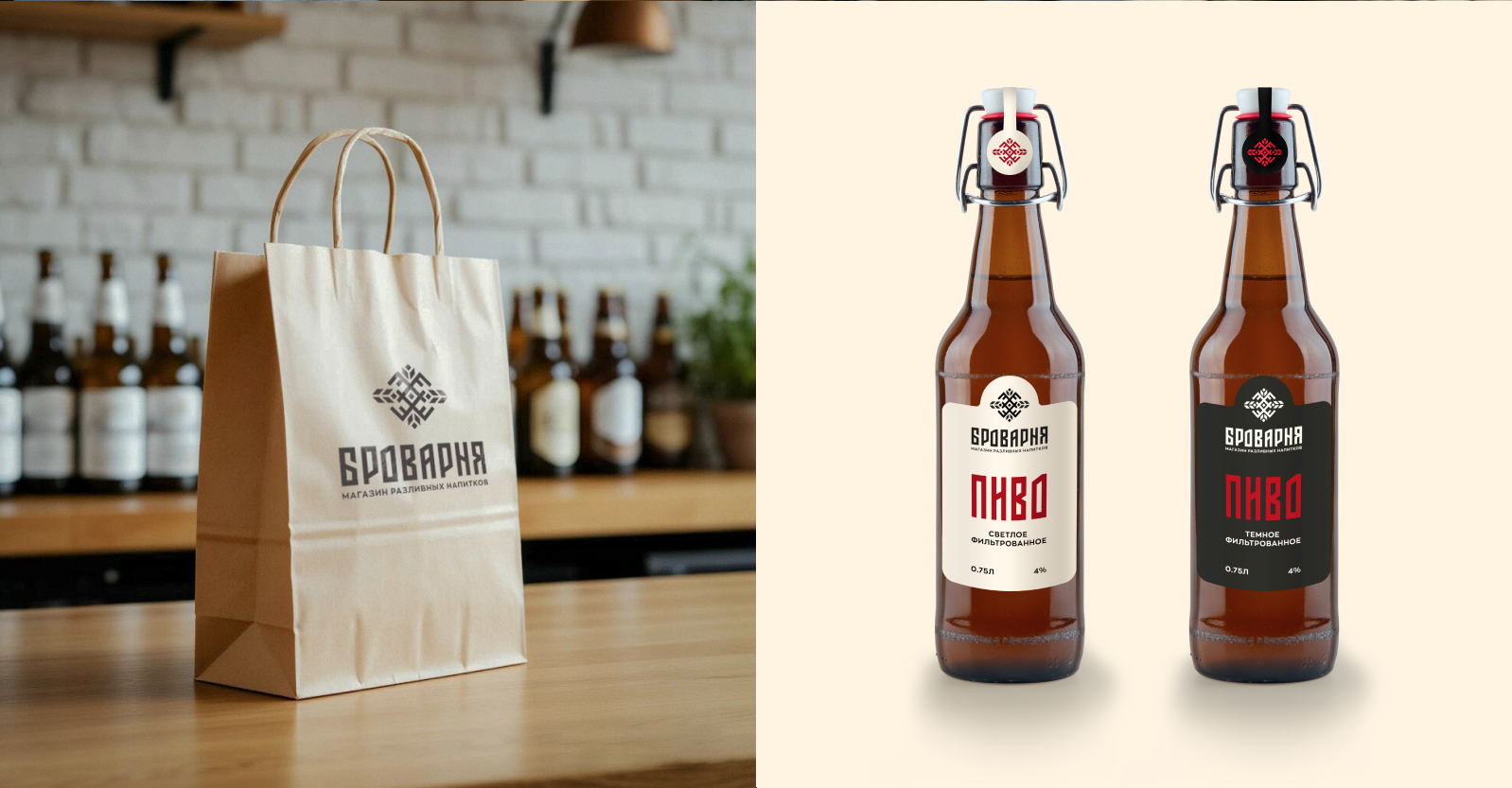 Фирменный стиль для магазина разливных напитков — Изображение №6 — Брендинг на Dprofile