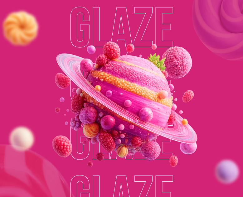 Магазин сладостей "Glaze" — Интерфейсы, Брендинг на Dprofile