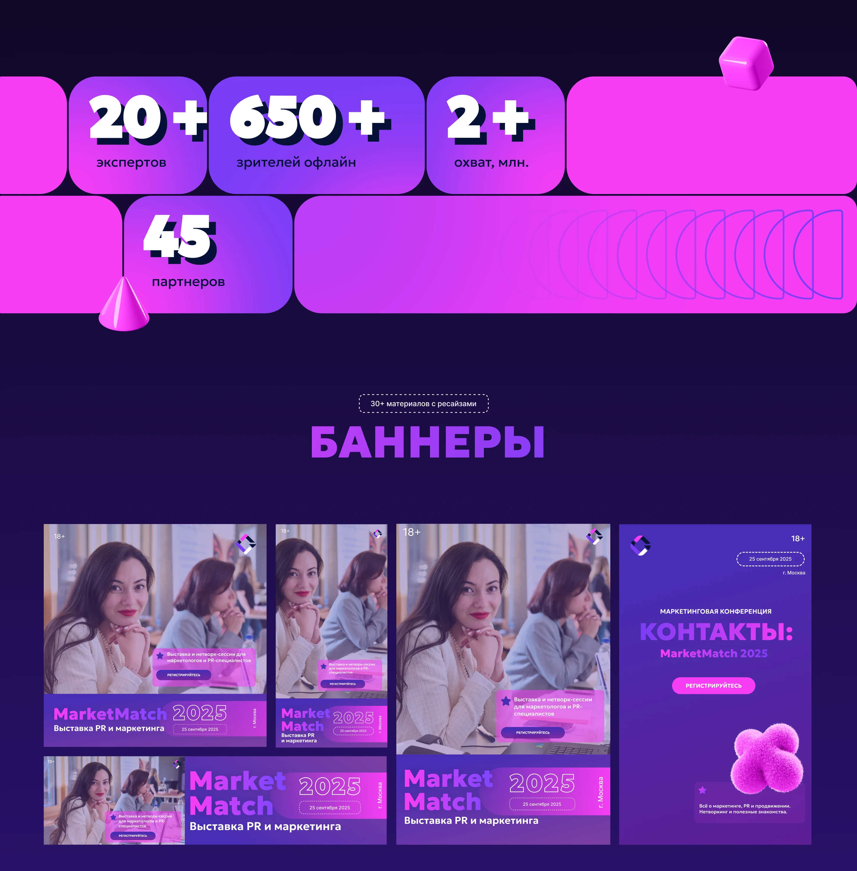 Контакты: MarketMatch 2025 — Конференция — Изображение №3 — Брендинг, Маркетинг на Dprofile