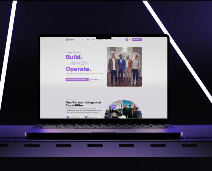 EEL — международный B2B-промолендинг — Брендинг, Графика на Dprofile