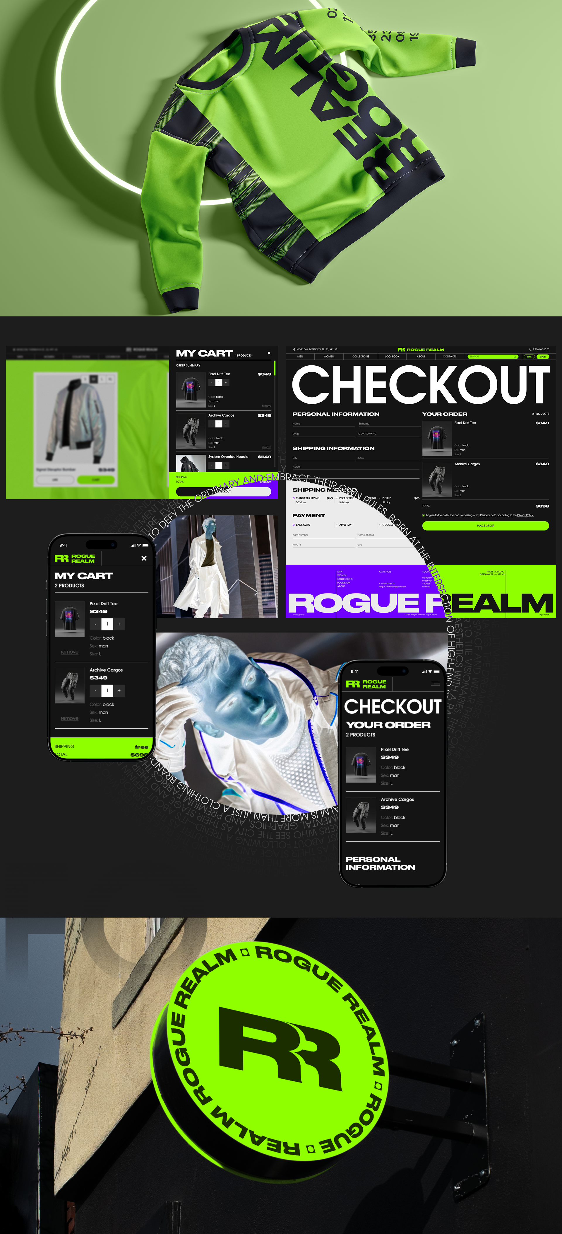 Rogue Realm: Bold Identity — Изображение №6 — Интерфейсы на Dprofile