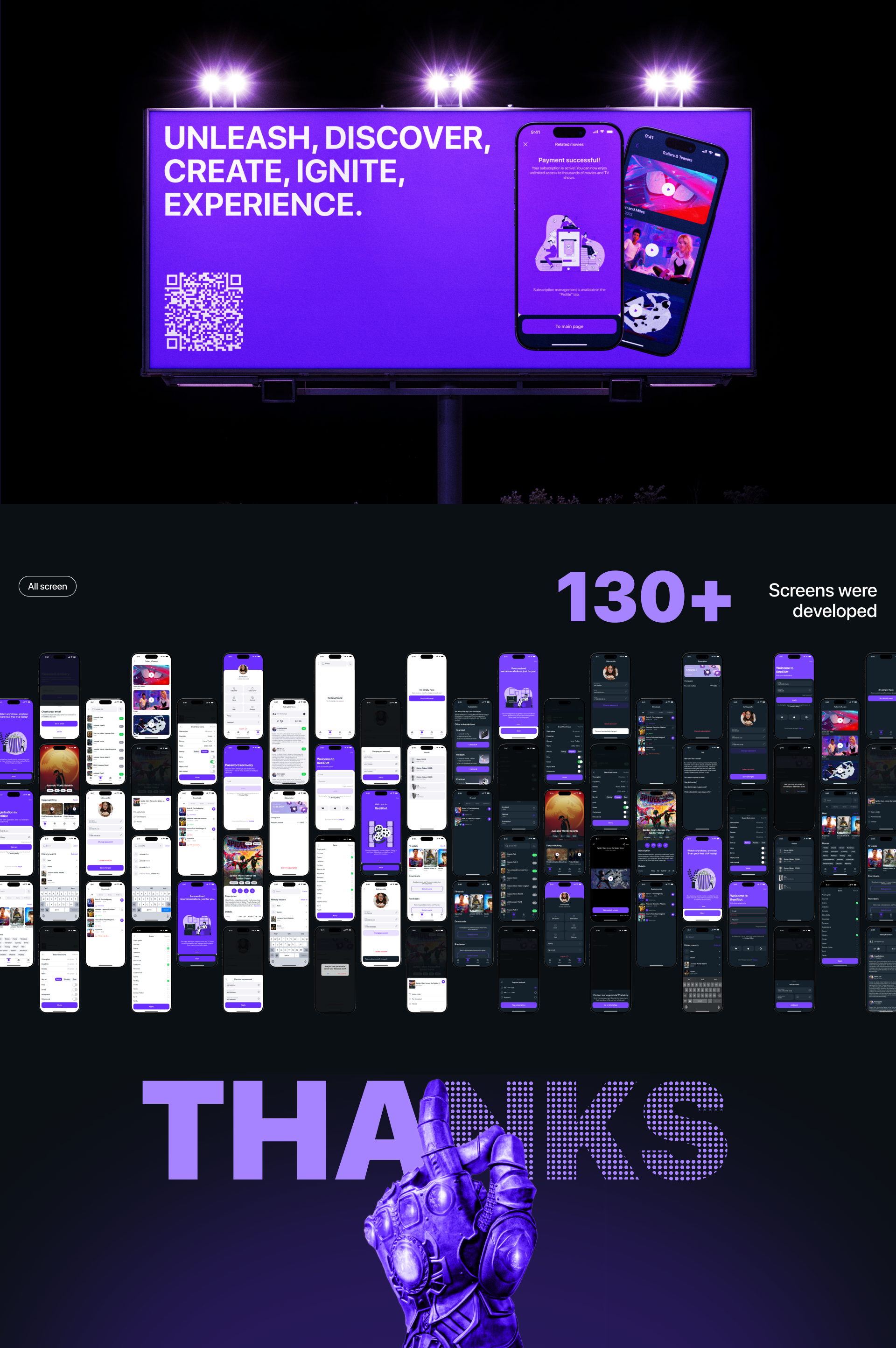 ReelRiot: mobile app online cinema — Изображение №10 — Интерфейсы на Dprofile