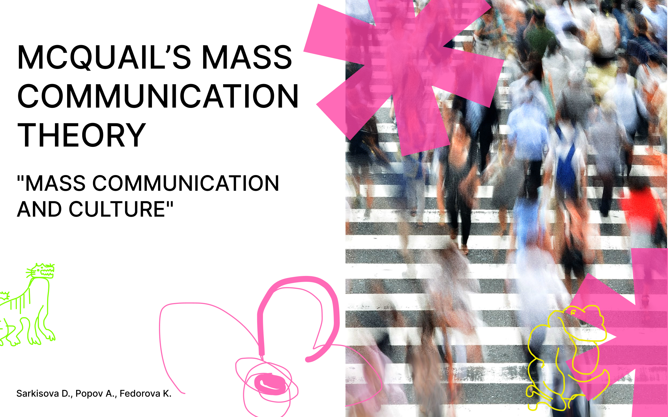 Креативная презентация Mass Media and Culture — Изображение №4 — Графика на Dprofile