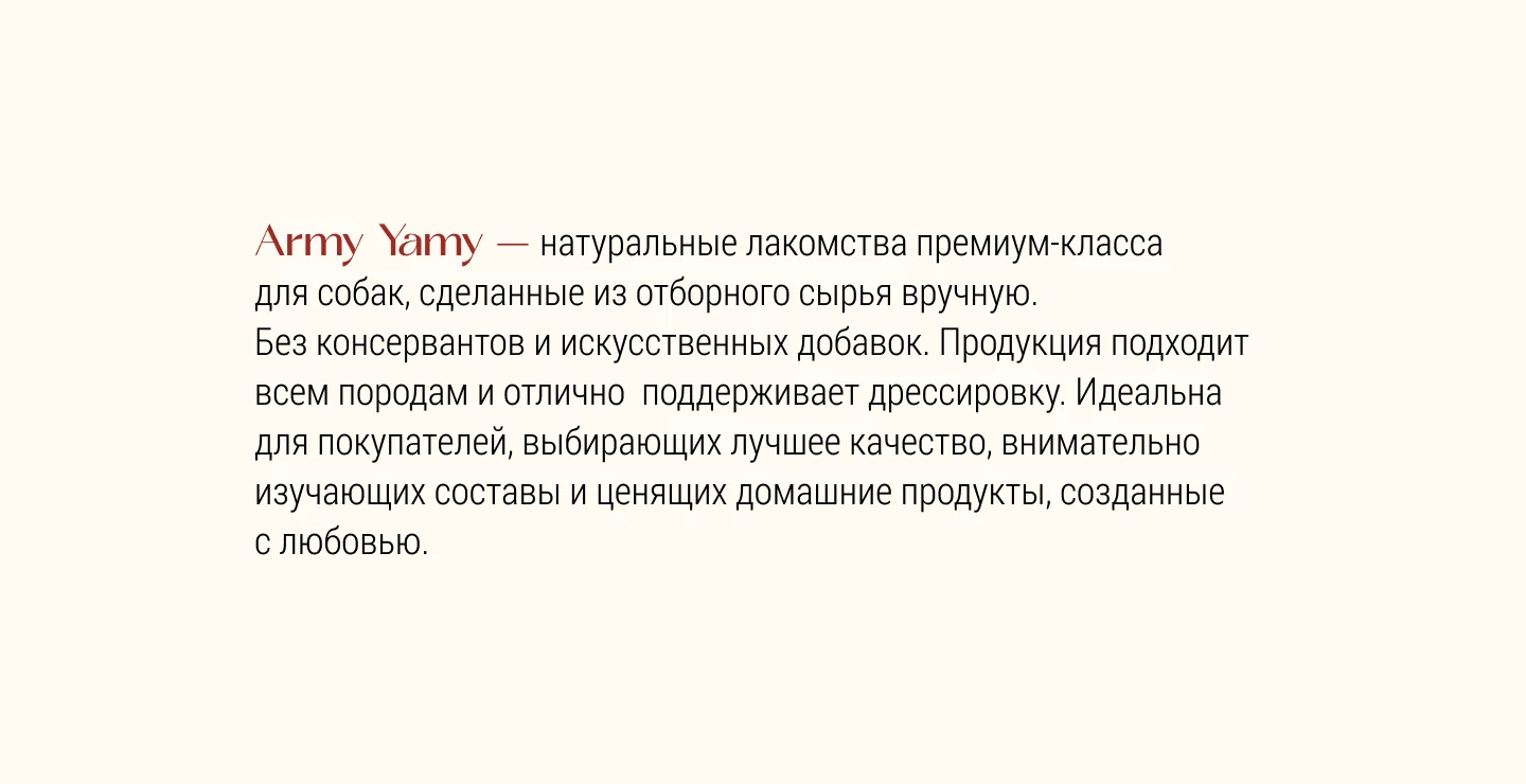 Брендбук Army Yamy — Изображение №2 — Брендинг на Dprofile