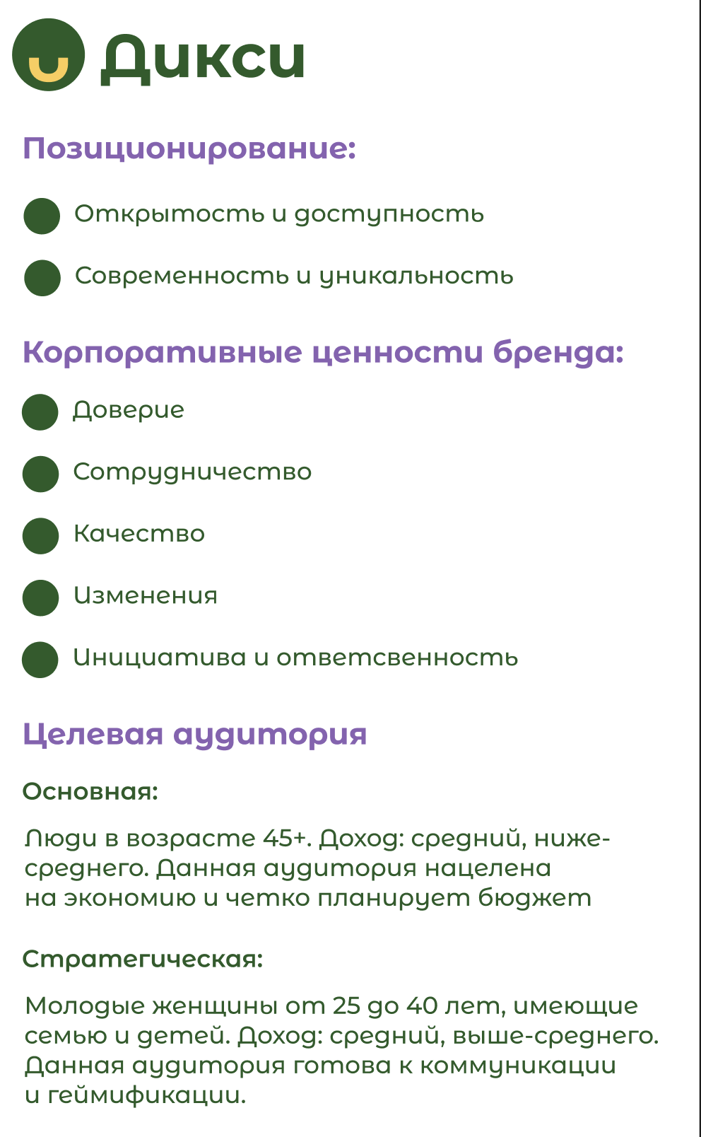 Брендбук "Дикси" — Изображение №1 — Интерфейсы, Брендинг на Dprofile