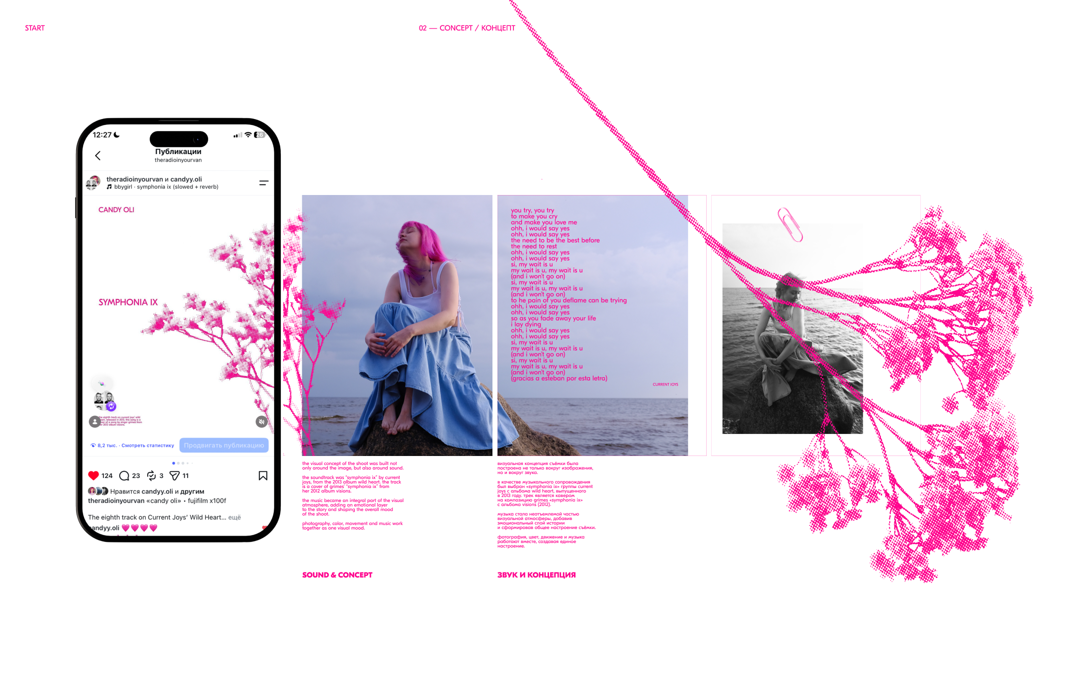 "Candy Оli" Арт-дирекшн фотосессии и Instagram-контент — Изображение №1 — Графика, Маркетинг на Dprofile