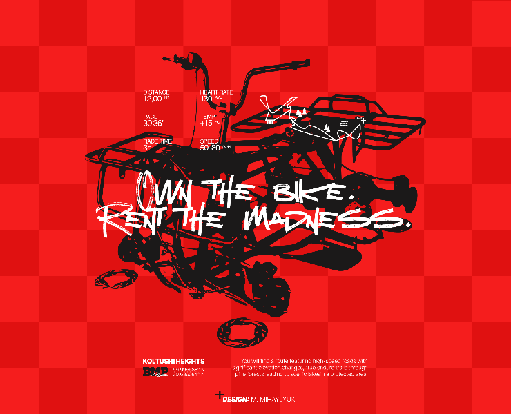 logo, identity, brand style / rentals & retail BMP Moto — Брендинг на Dprofile