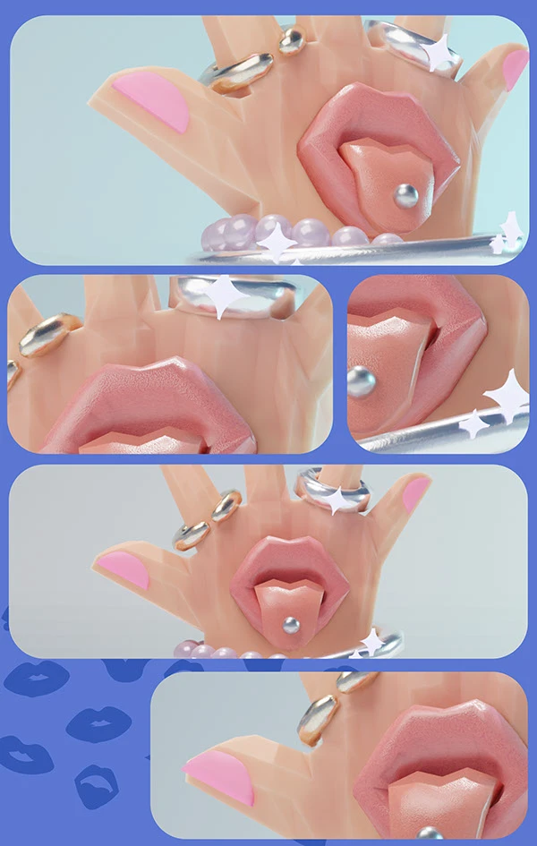 BOLD BEAUTY/маскот для ювелирного магазина — Изображение №12 — Иллюстрация на Dprofile