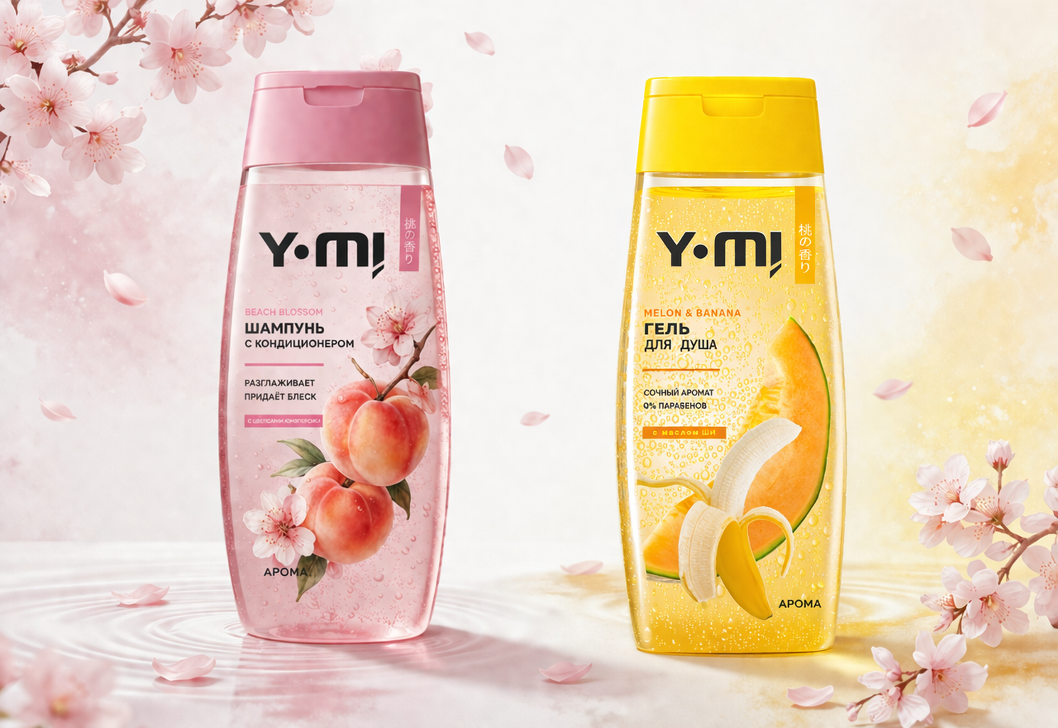 Шампунь и гель для душа в японской стиллистике — Изображение №9 — Брендинг на Dprofile