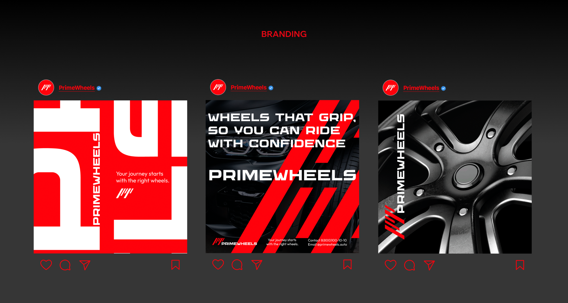 Ребрендинг и веб-сайт для автосервиса PrimeWheels — Изображение №10 — Интерфейсы, Брендинг на Dprofile