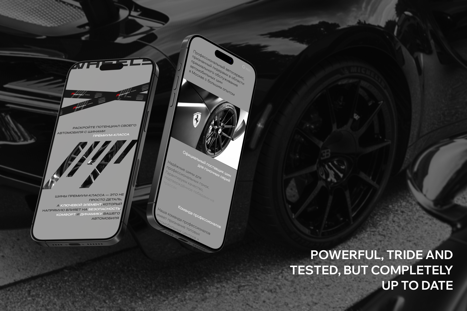 Ребрендинг и веб-сайт для автосервиса PrimeWheels — Изображение №4 — Интерфейсы, Брендинг на Dprofile