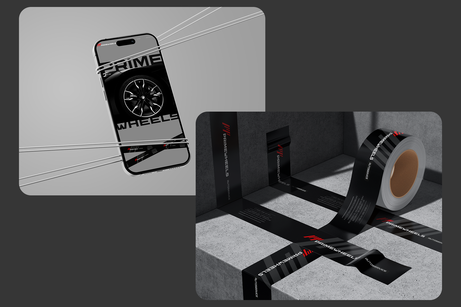 Ребрендинг и веб-сайт для автосервиса PrimeWheels — Изображение №12 — Интерфейсы, Брендинг на Dprofile