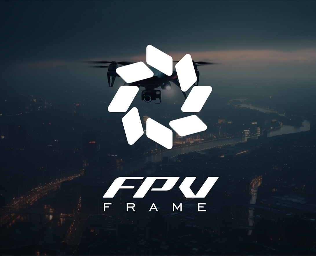 Logo drone manufacturer FPV Frame — Брендинг на Dprofile