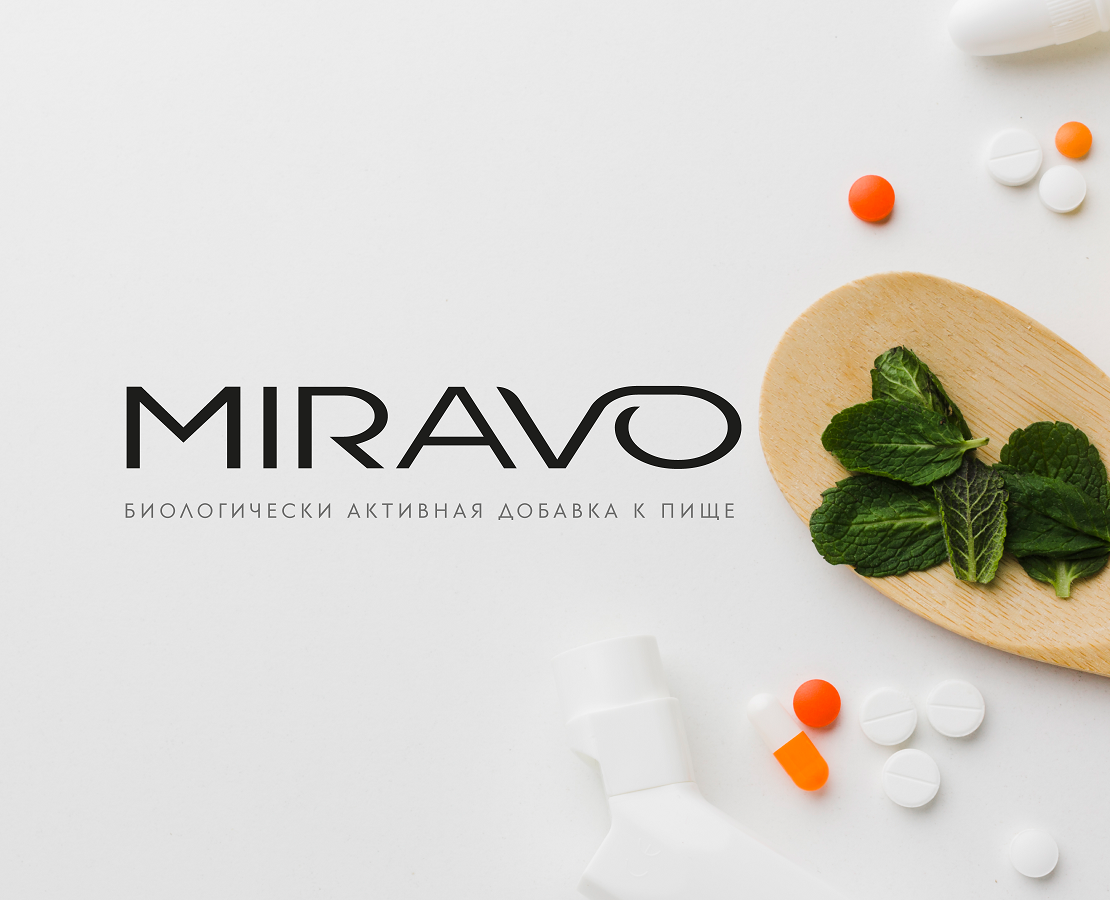 Dietary supplement Miravo — Брендинг на Dprofile