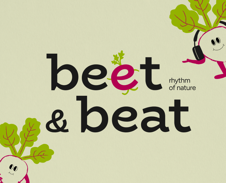 beet&beat | фирменный стиль кафе, лого на Dprofile