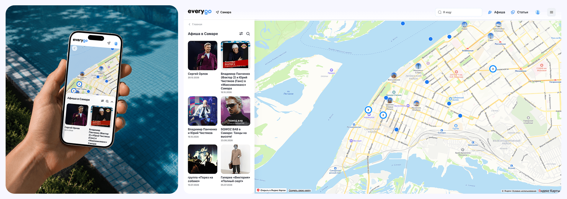 EveryGo — единый цифровой гид по городам — Изображение №5 — Интерфейсы на Dprofile