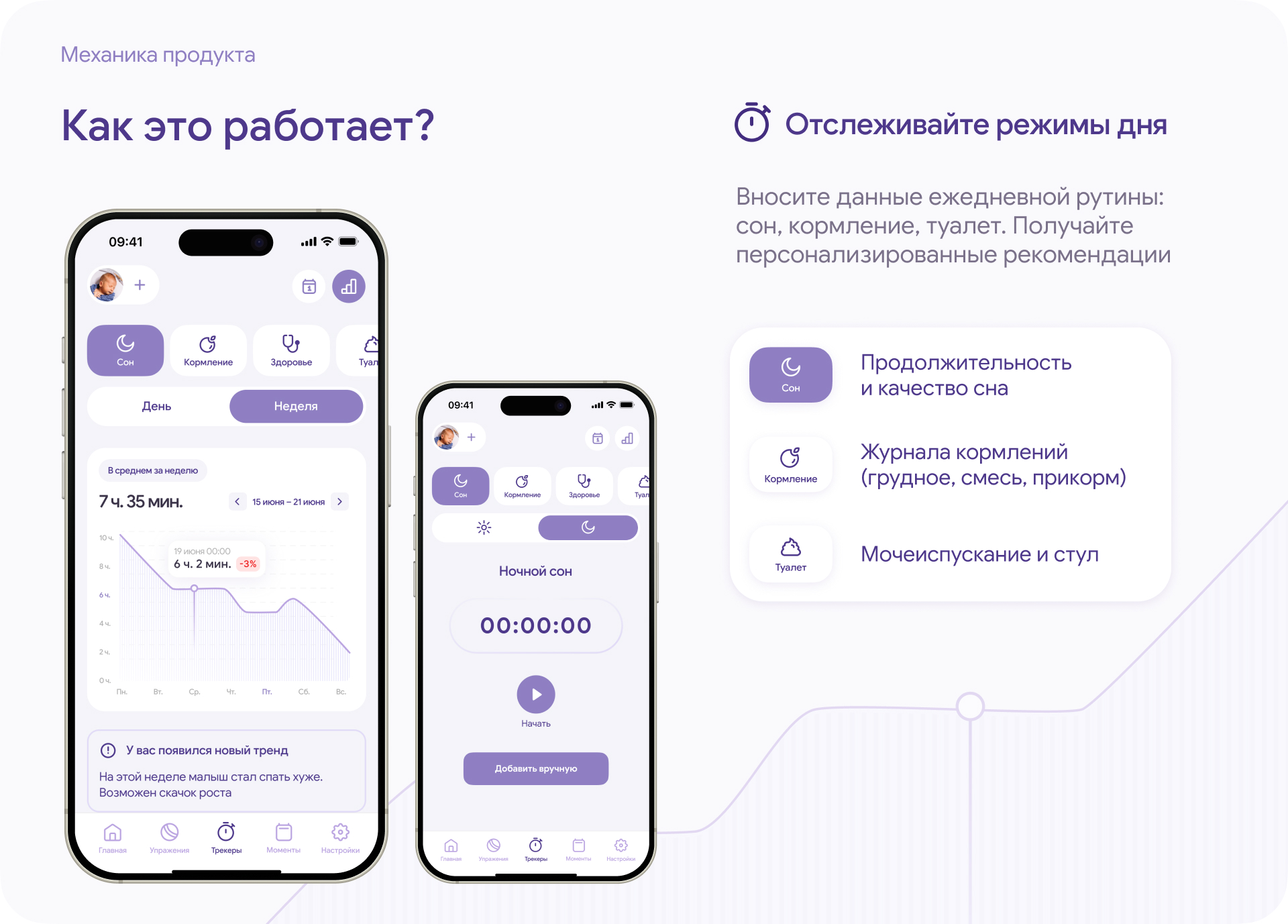 Сhiqu — трекер развития ребенка — Изображение №8 — Интерфейсы, Брендинг на Dprofile