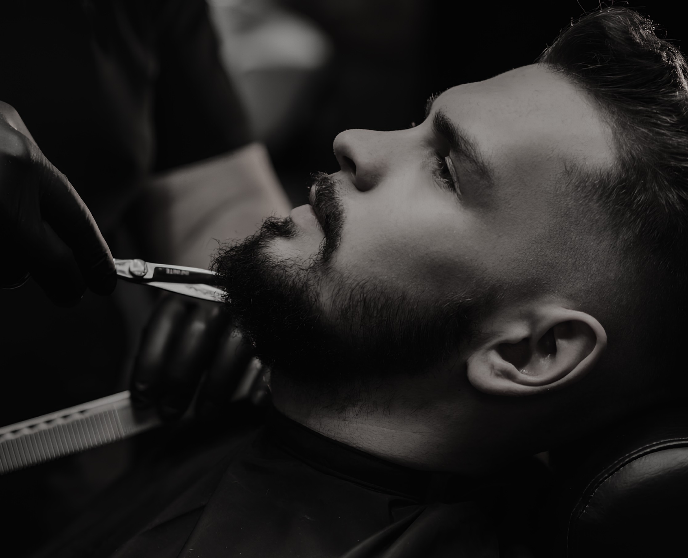 Лендинг для барбершопа — Интерфейсы на Dprofile