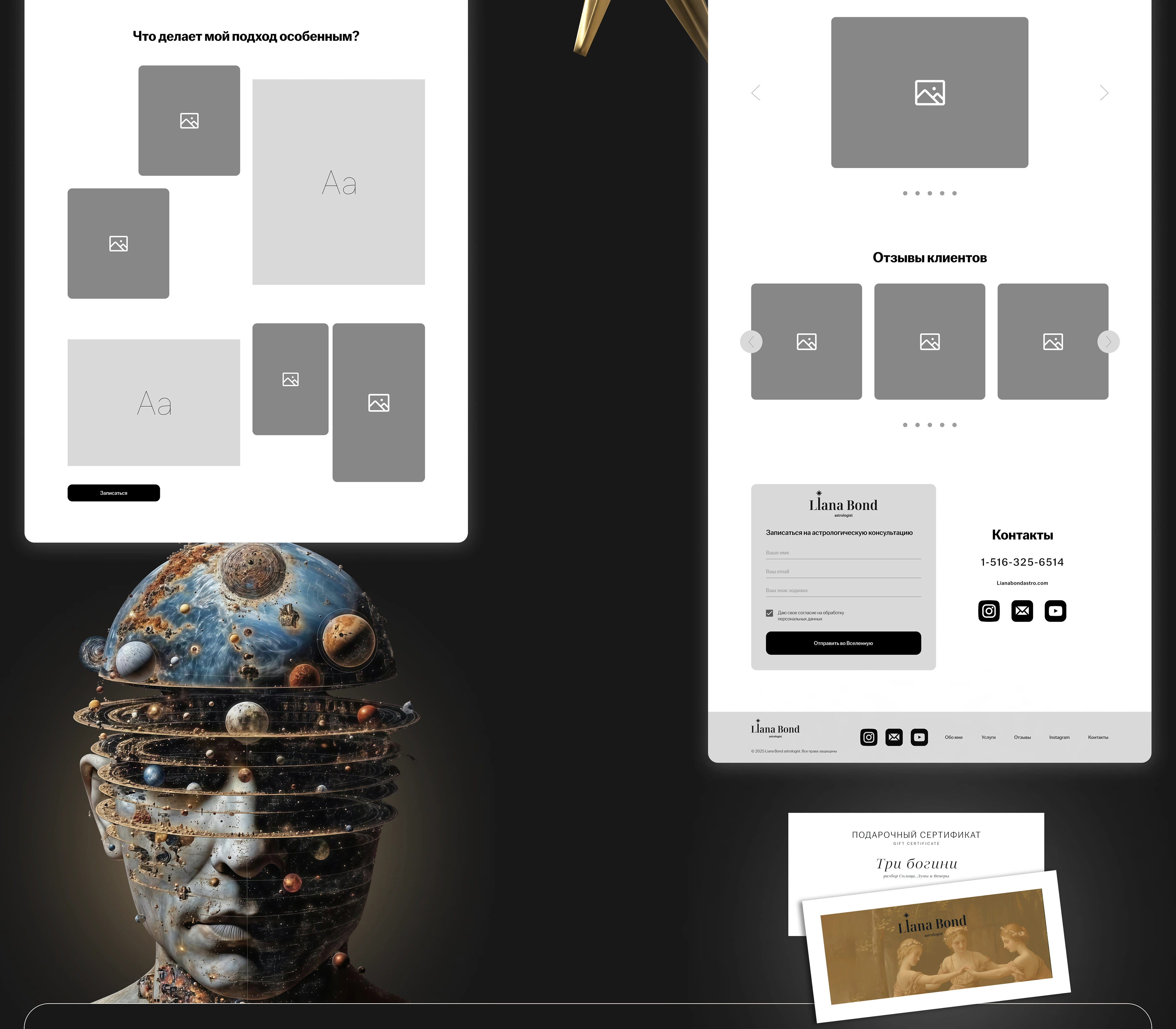 Website design | Astrology — Изображение №5 — Интерфейсы, Брендинг на Dprofile