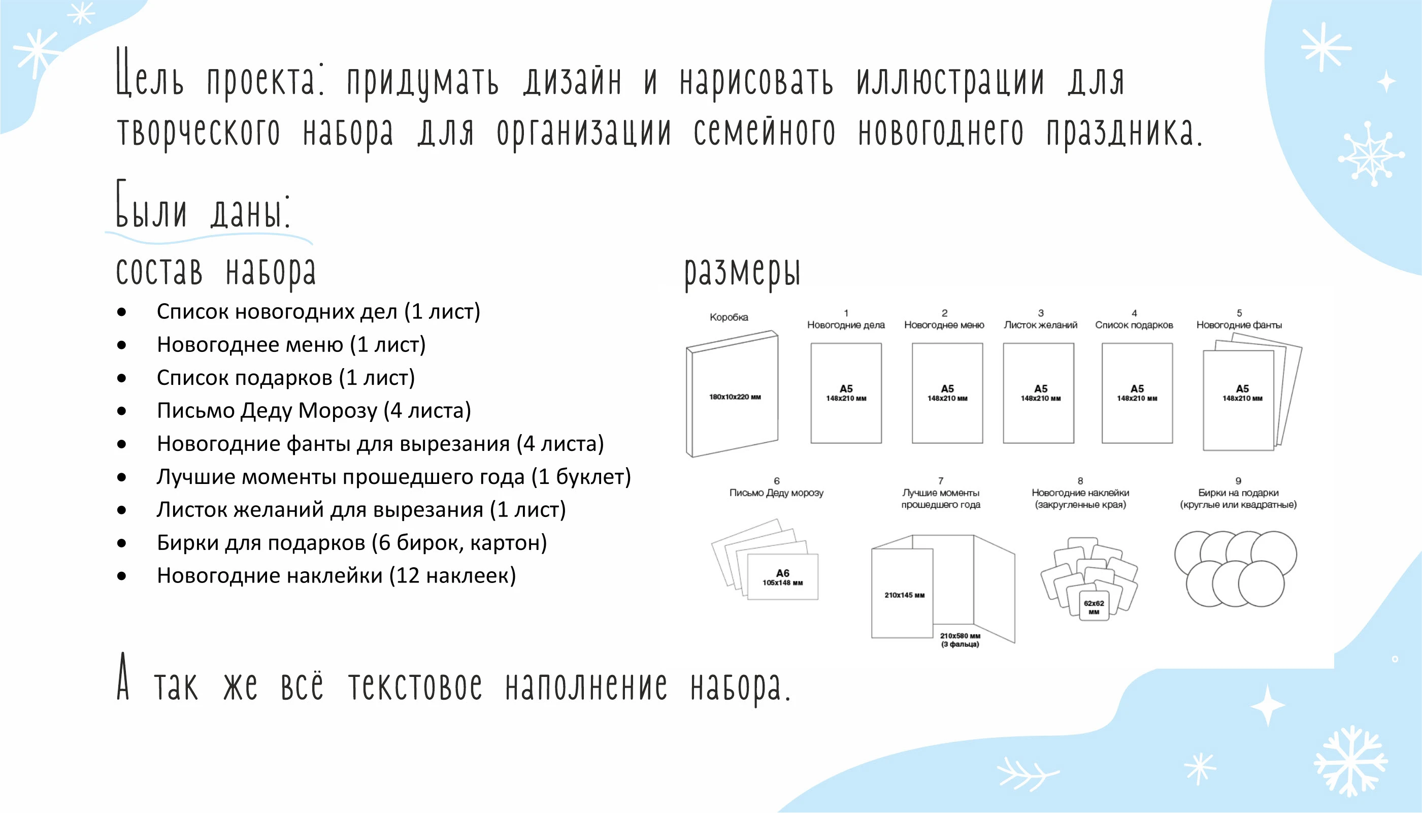 творческий набор «Секреты новогоднего настроения» — Изображение №2 — Иллюстрация, Графика на Dprofile