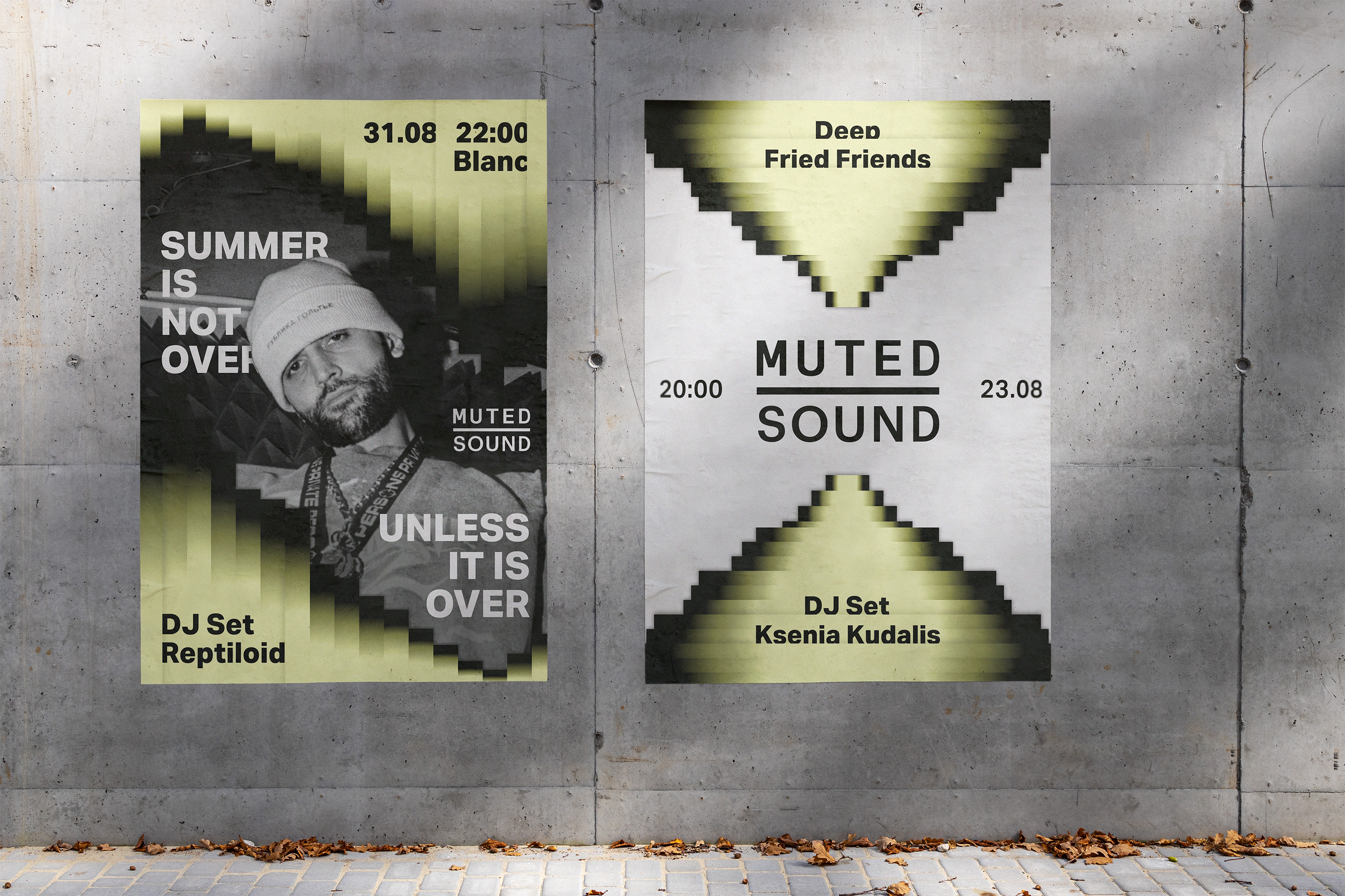 Muted Sound – айдентика «тихих» вечеринок — Изображение №9 — Брендинг, Графика на Dprofile