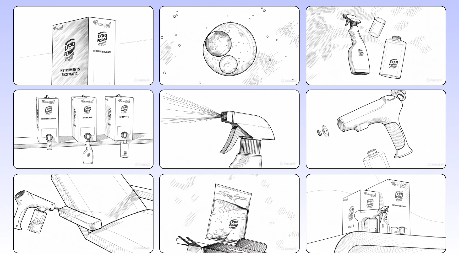 Lysoform Medical | 3D Motion Project — Изображение №3 — 3D, Анимация на Dprofile