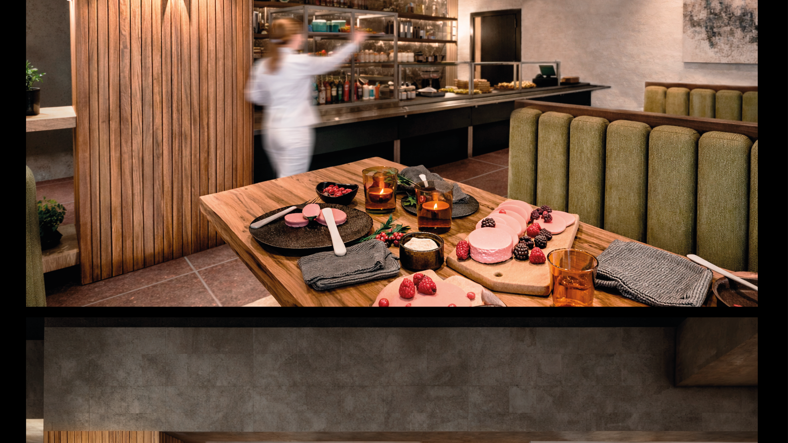 Дизайн интерьера кафе-столовой "Грани вкуса" — Изображение №3 — Архитектура на Dprofile