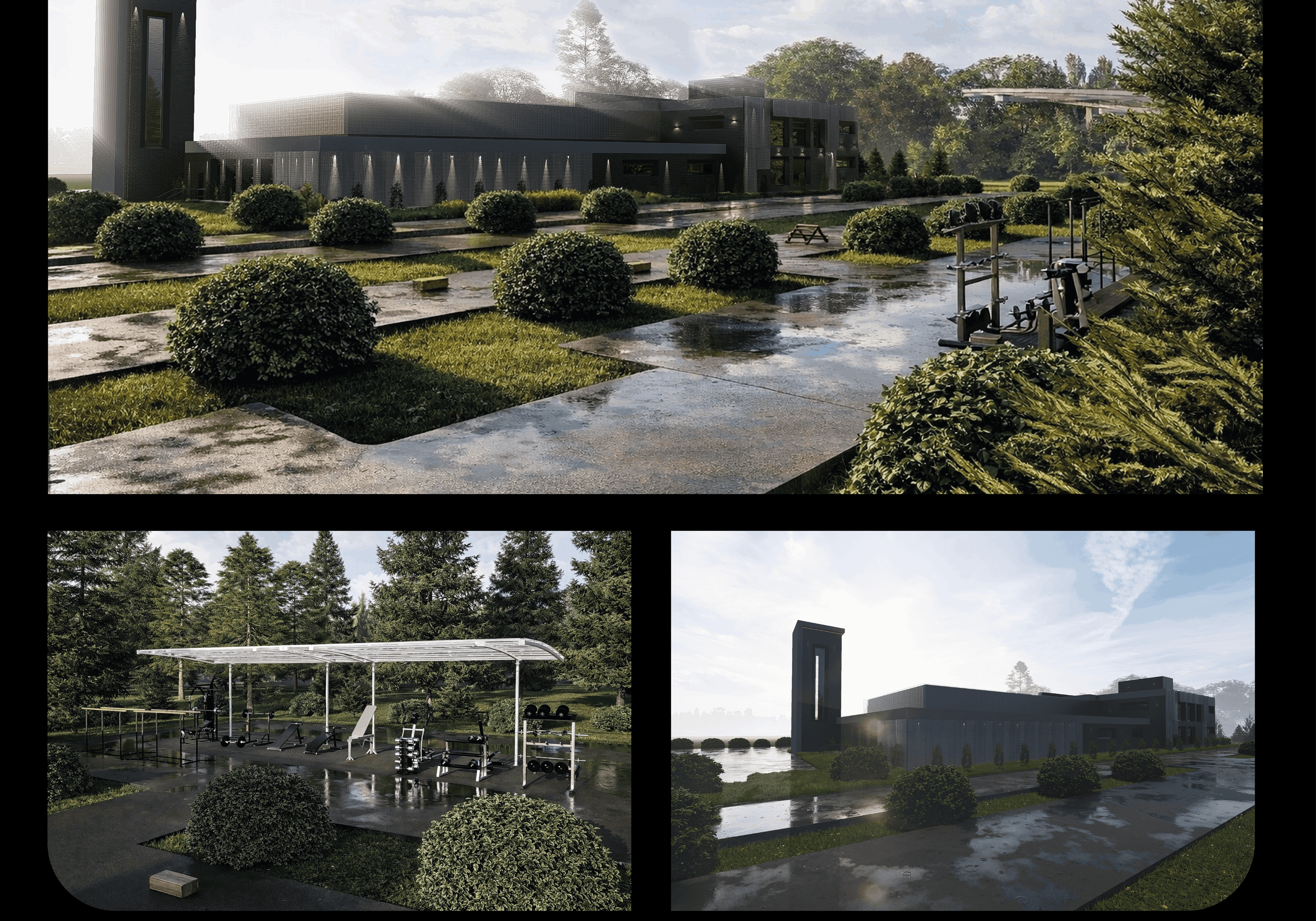 Концептуальный проект пожарного депо на 4 П/А — Изображение №9 — Архитектура на Dprofile