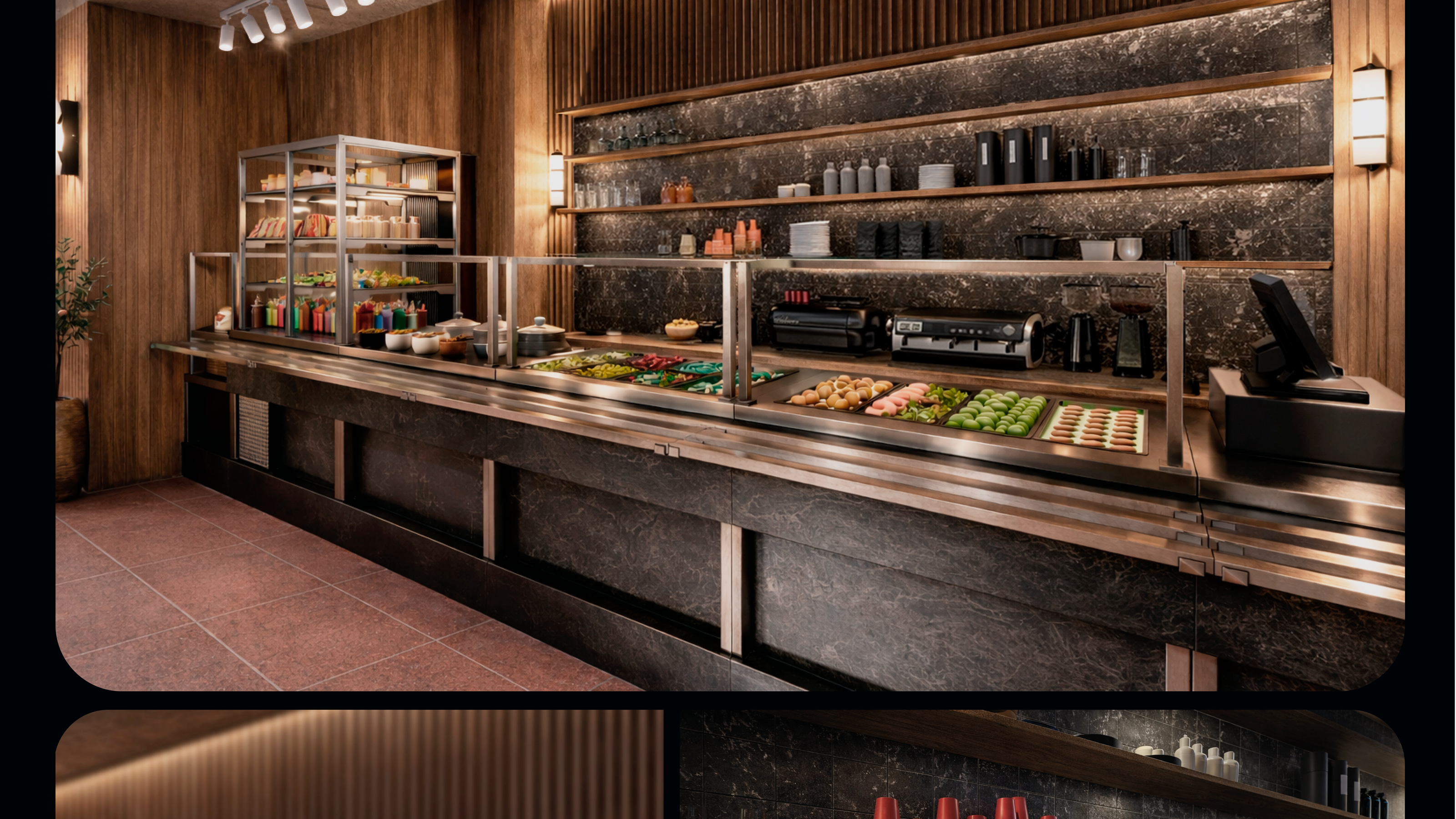 Интерьер для кафе "Грани вкуса" — Изображение №5 — Архитектура на Dprofile