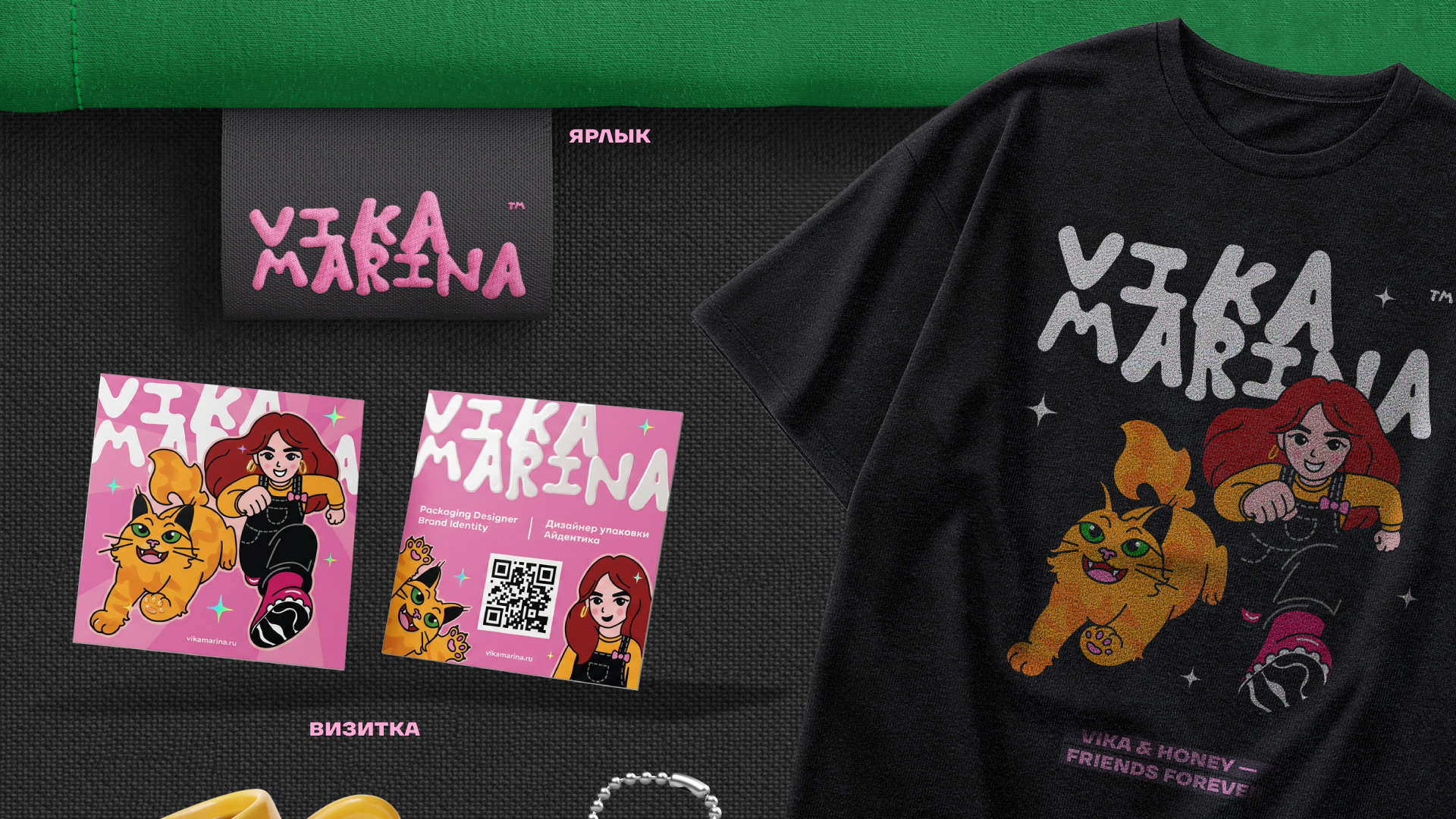 VIKA & HONEY | BRAND IDENTITY — Изображение №11 — Брендинг на Dprofile