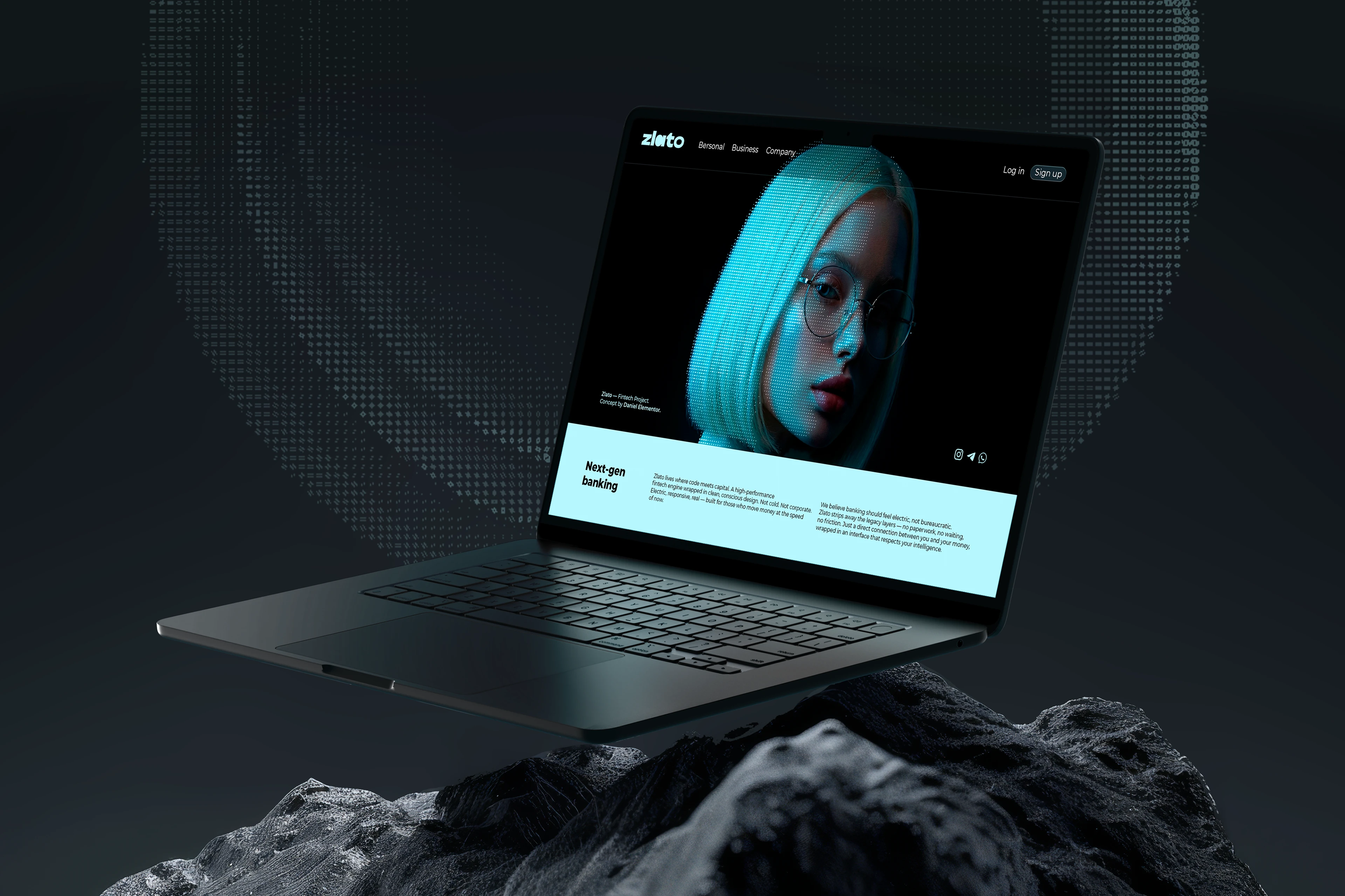 Zlato — Финтех Банкинг — Brand Concept — Изображение №1 — Интерфейсы, Брендинг на Dprofile
