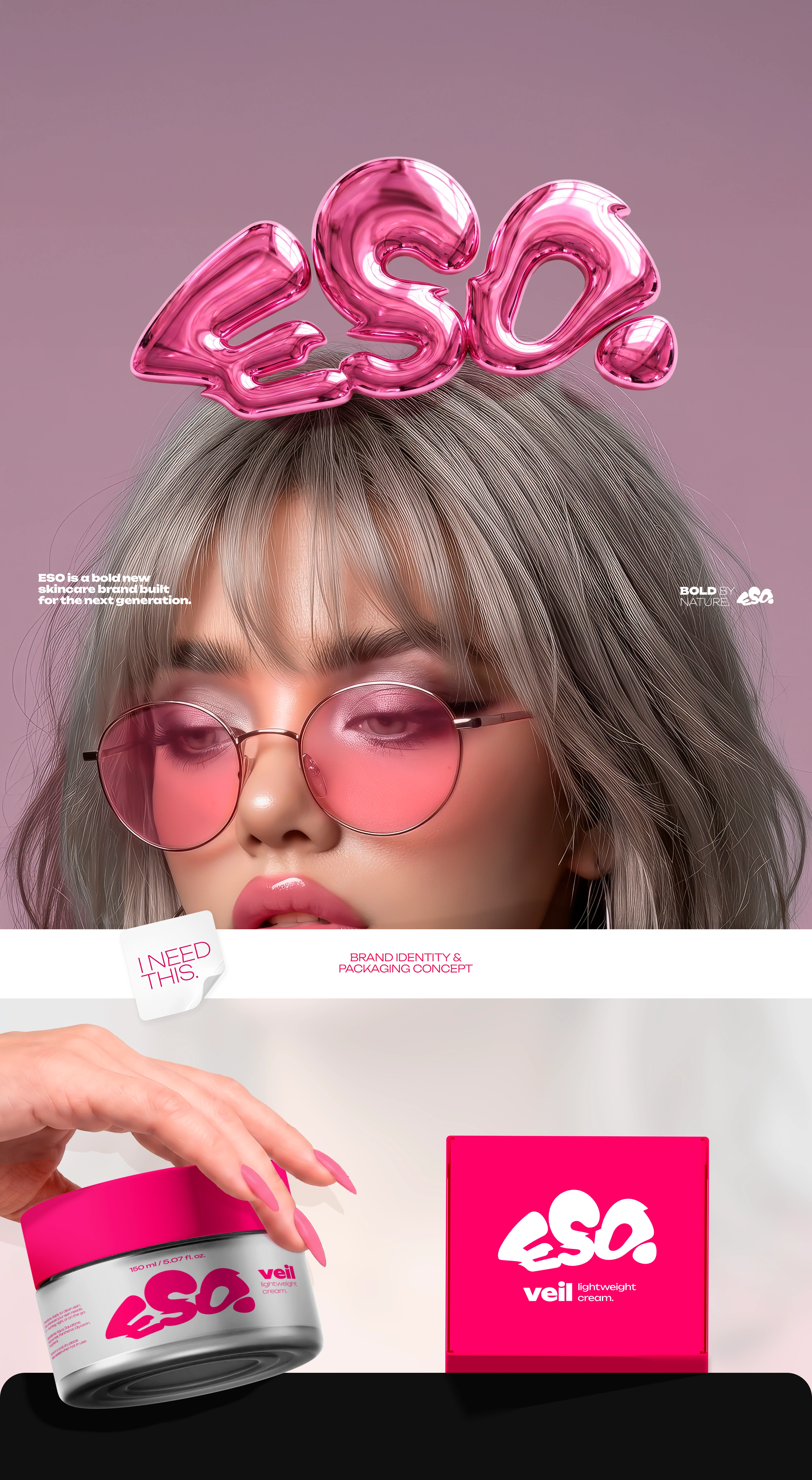 ESO. — Bold Skincare brand — Изображение №1 — Брендинг на Dprofile