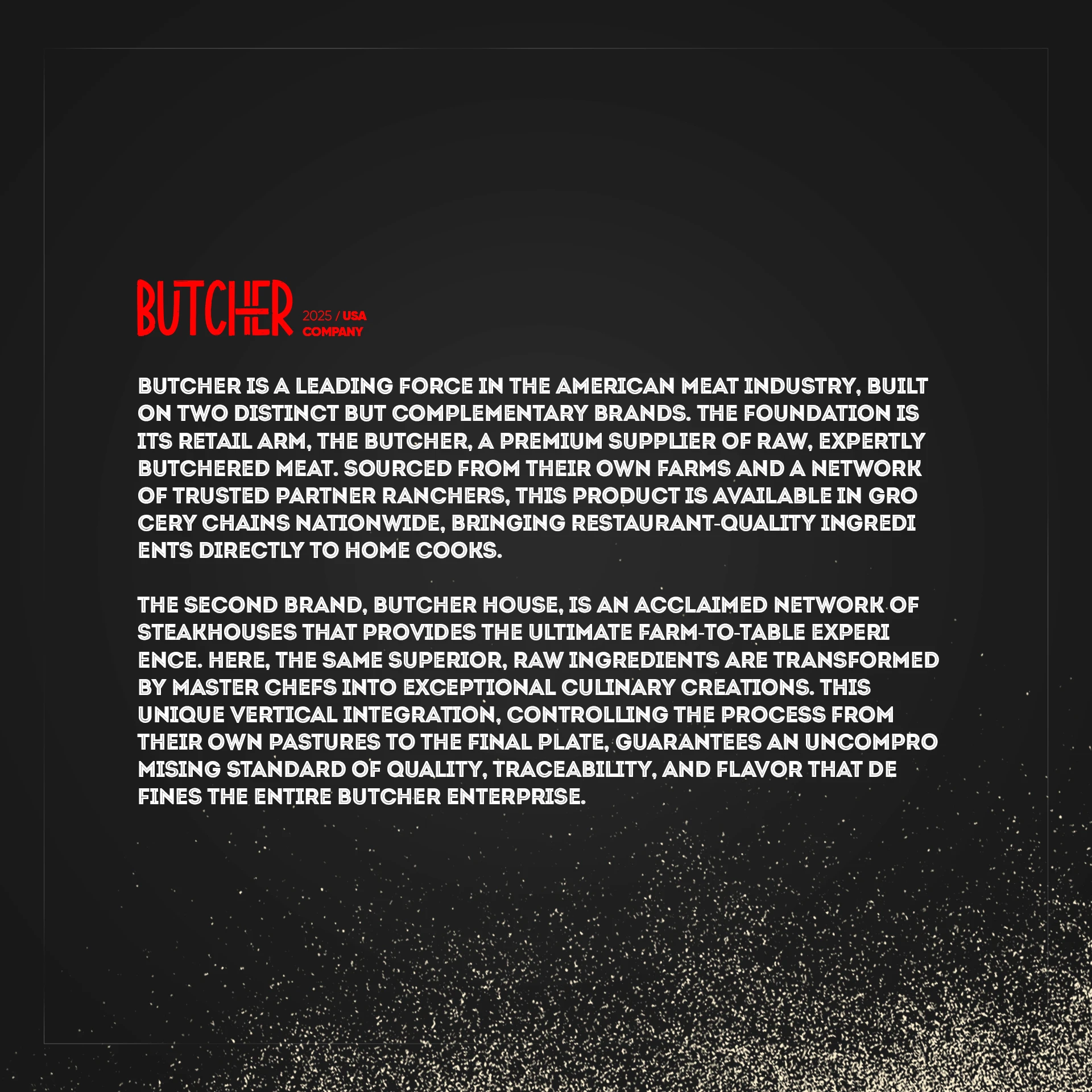 BUTCHER® | Мясная лавка | Брендинг — Изображение №3 — Интерфейсы, Брендинг на Dprofile