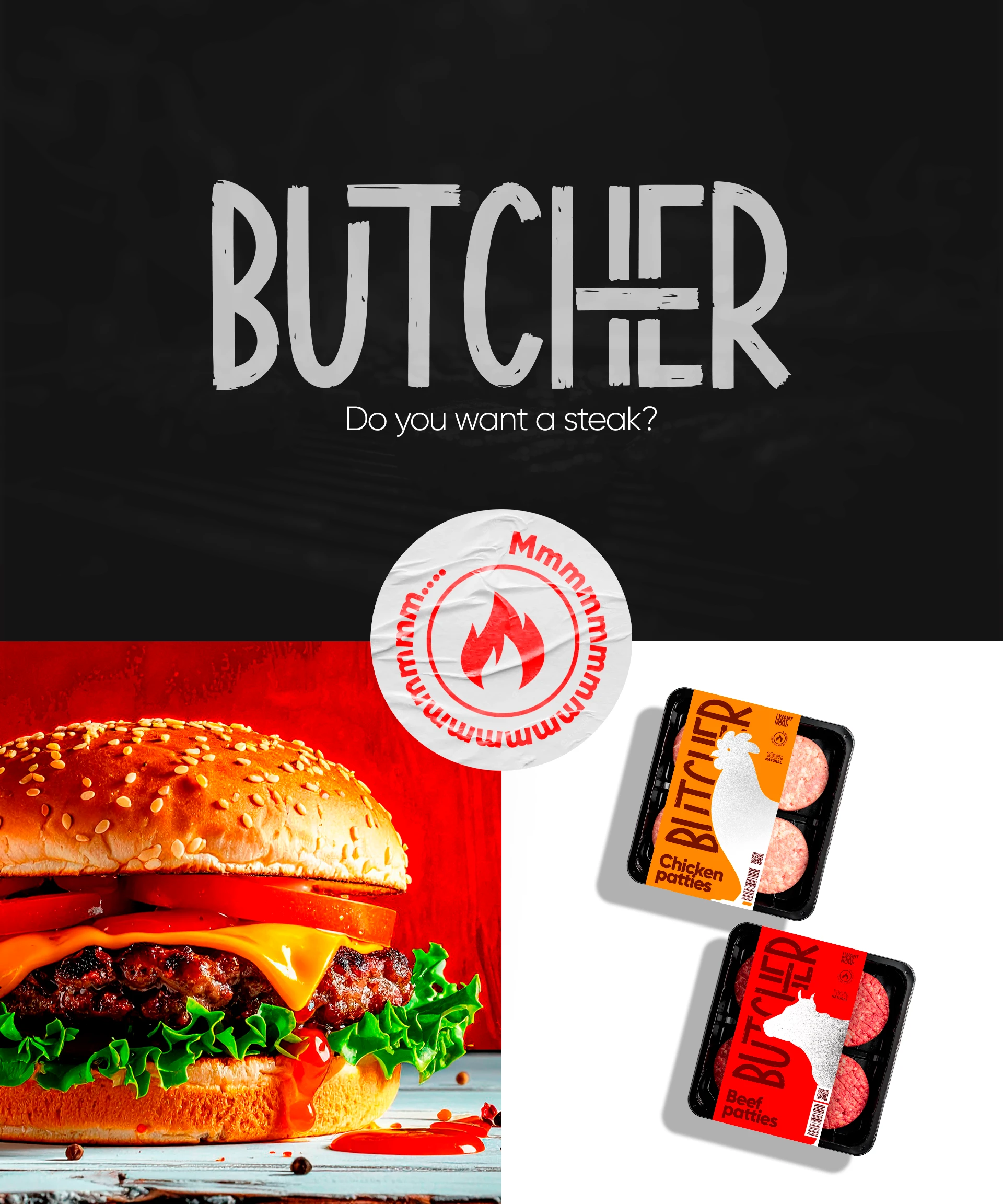 BUTCHER® | Мясная лавка | Брендинг — Изображение №10 — Интерфейсы, Брендинг на Dprofile