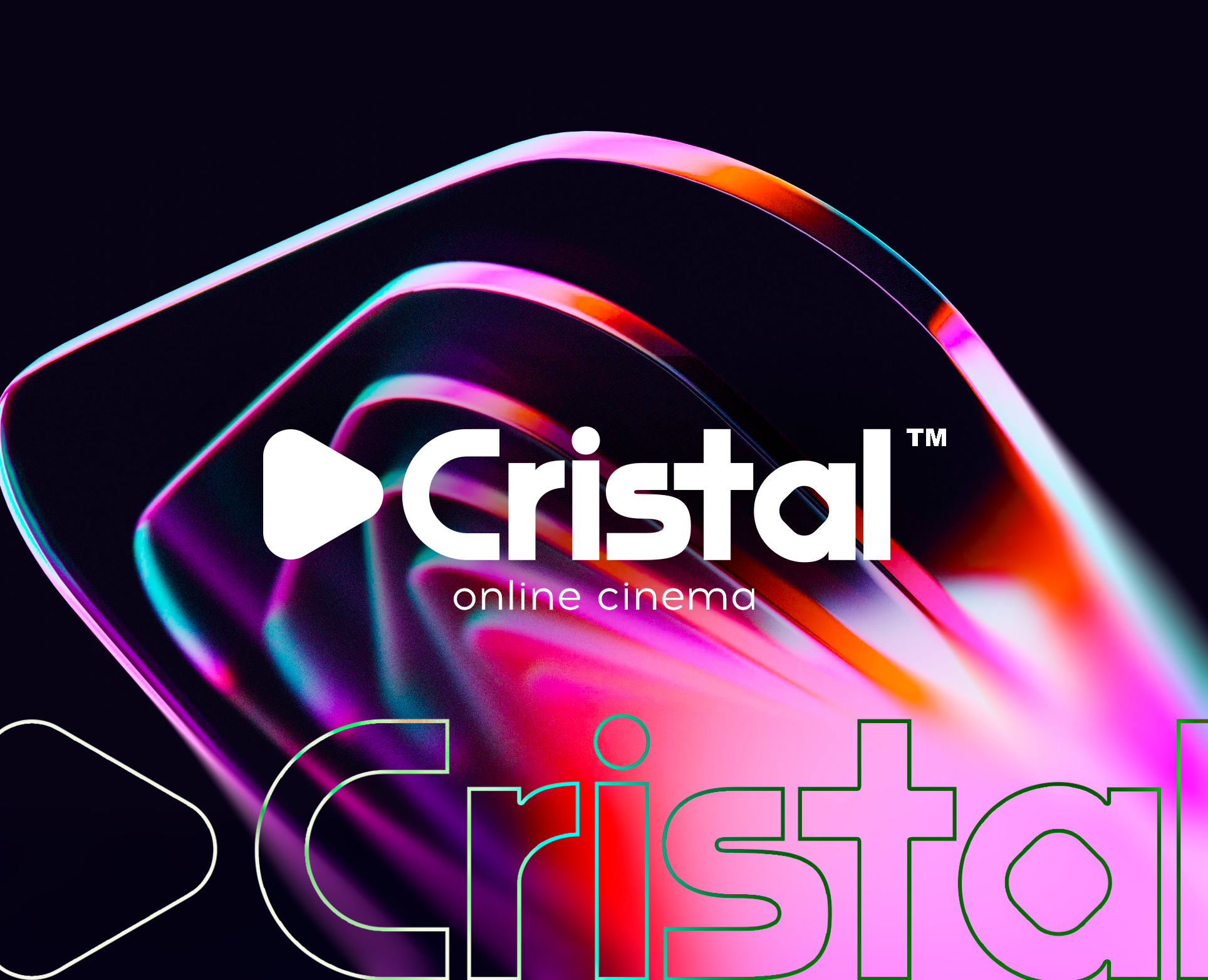 Cristal | Онлайн кинотеатр | Брендинг на Dprofile