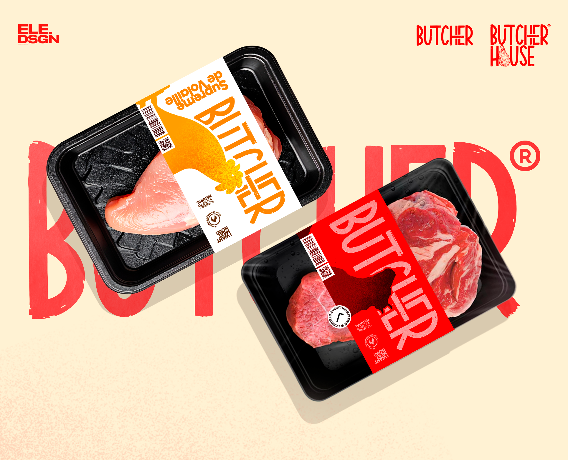 BUTCHER® | Мясная лавка | Брендинг на Dprofile
