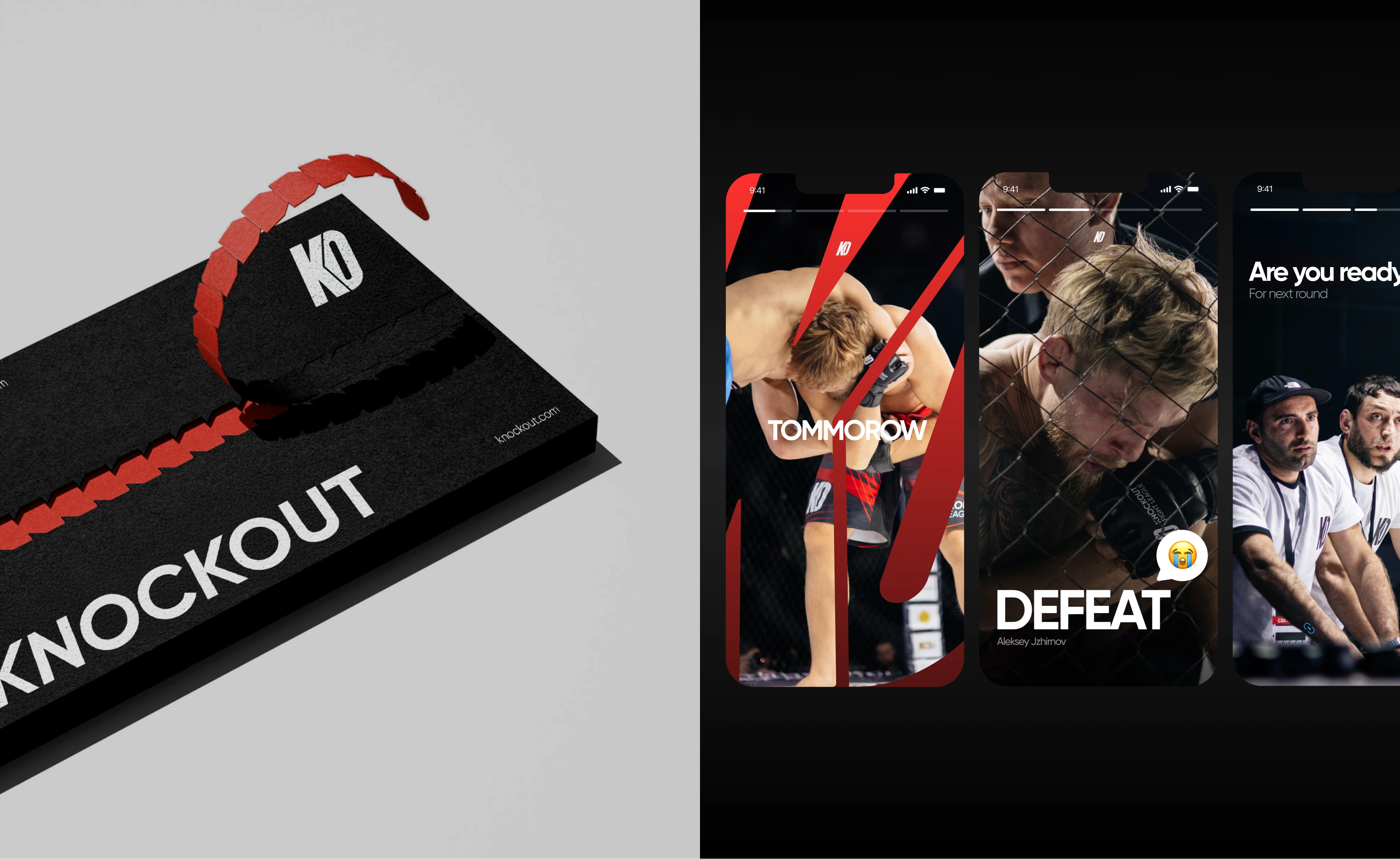 KNOCKOUT FIGHT LEAGUE — Изображение №11 — Брендинг на Dprofile